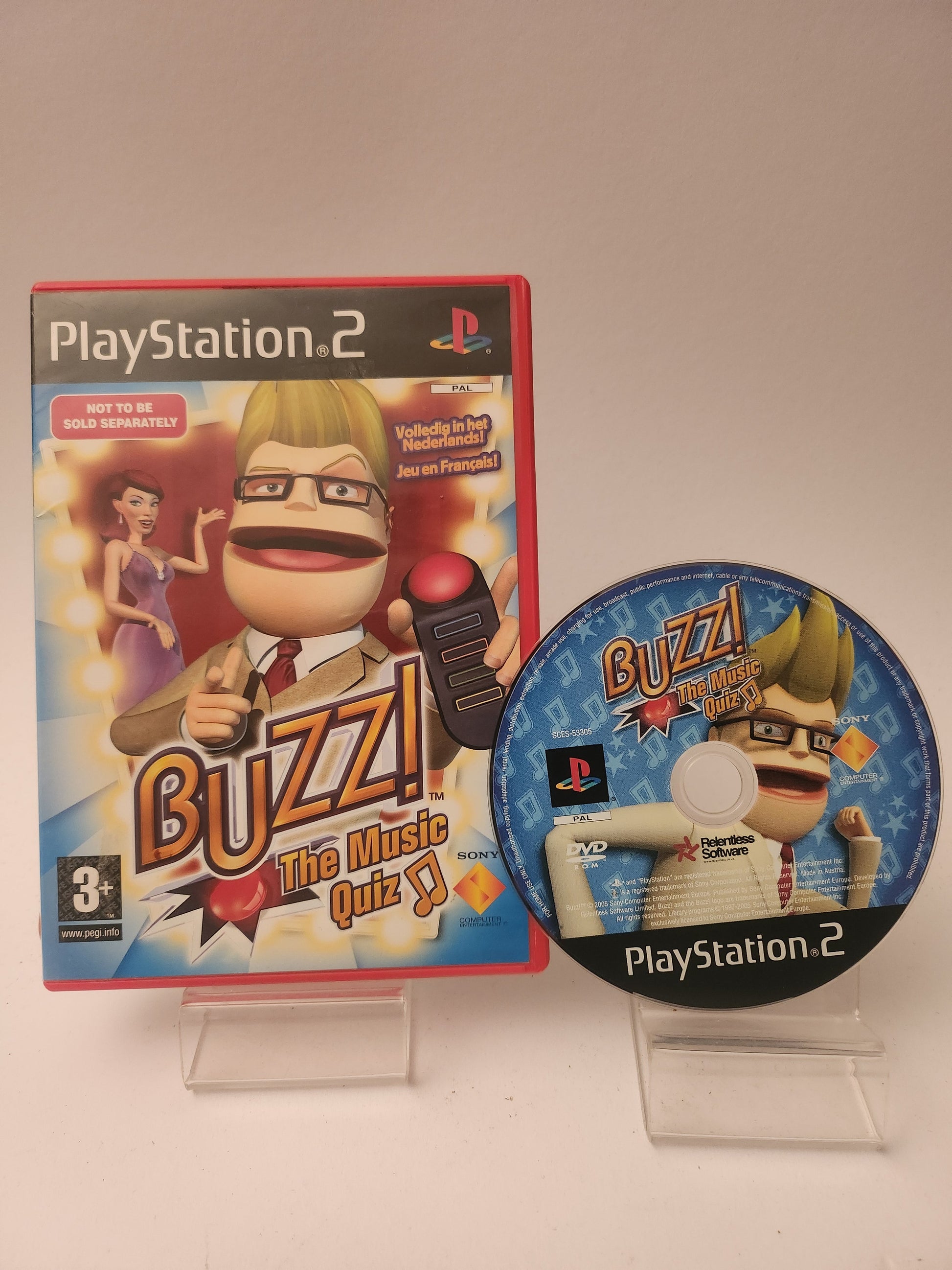 Buzz! The Music Quiz (No Book) PlayStation 2 - Playstation 2 Games