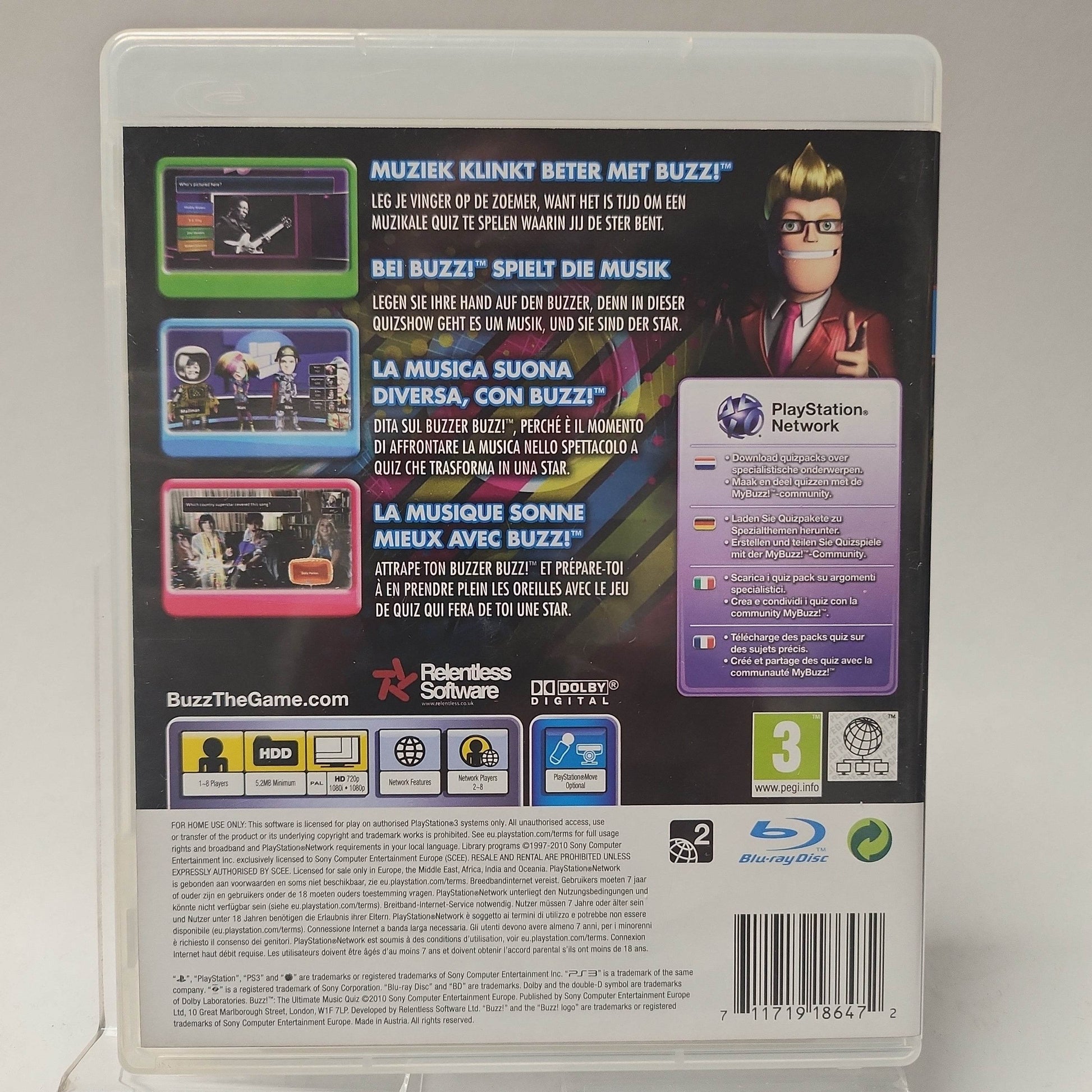 Buzz! the Ultimate Music Quiz Playstation 3 - Feniks Gameshop