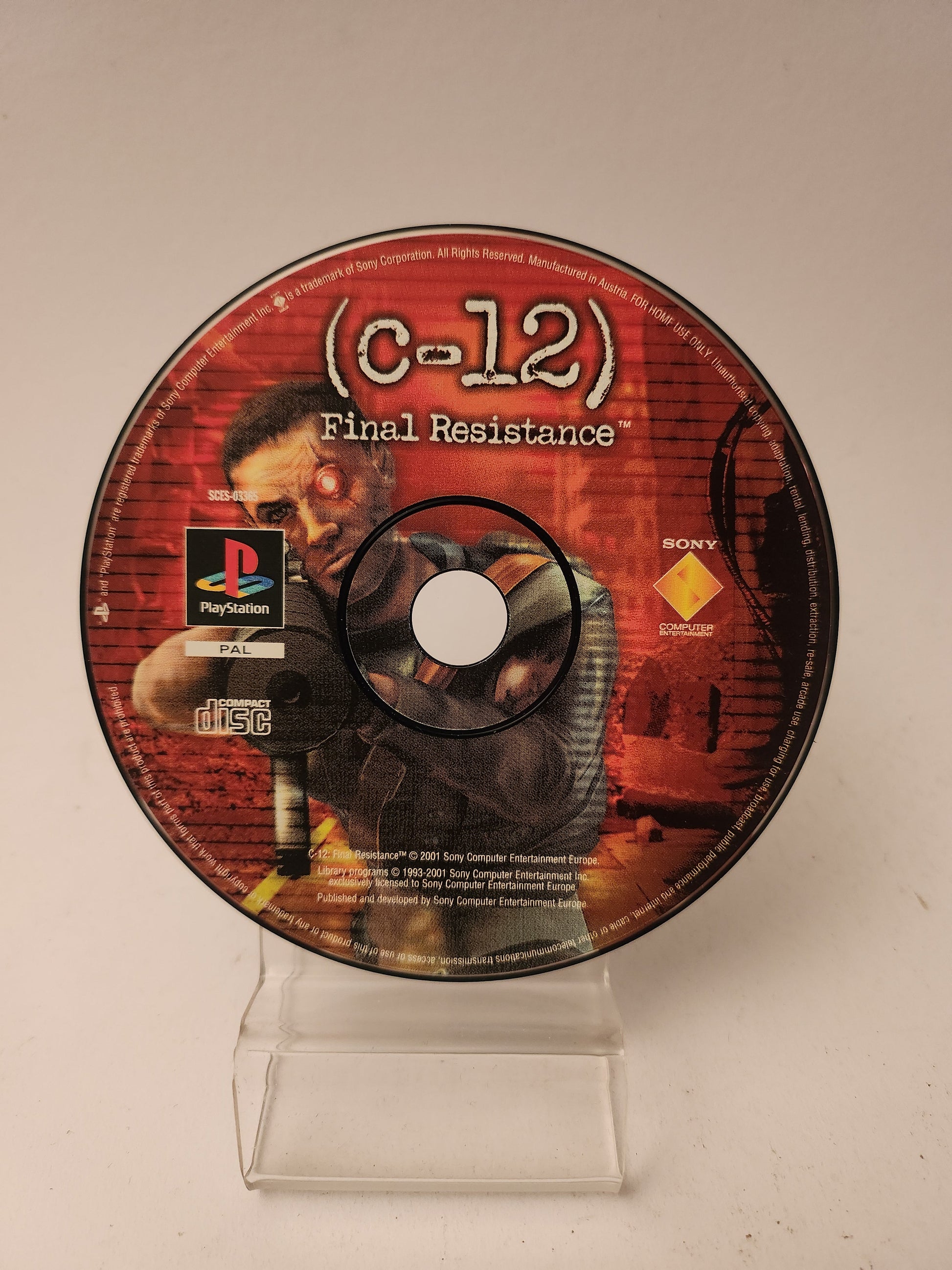 C-12 Final Resistance (Disc Only) PlayStation 1 - Playstation 1 Games