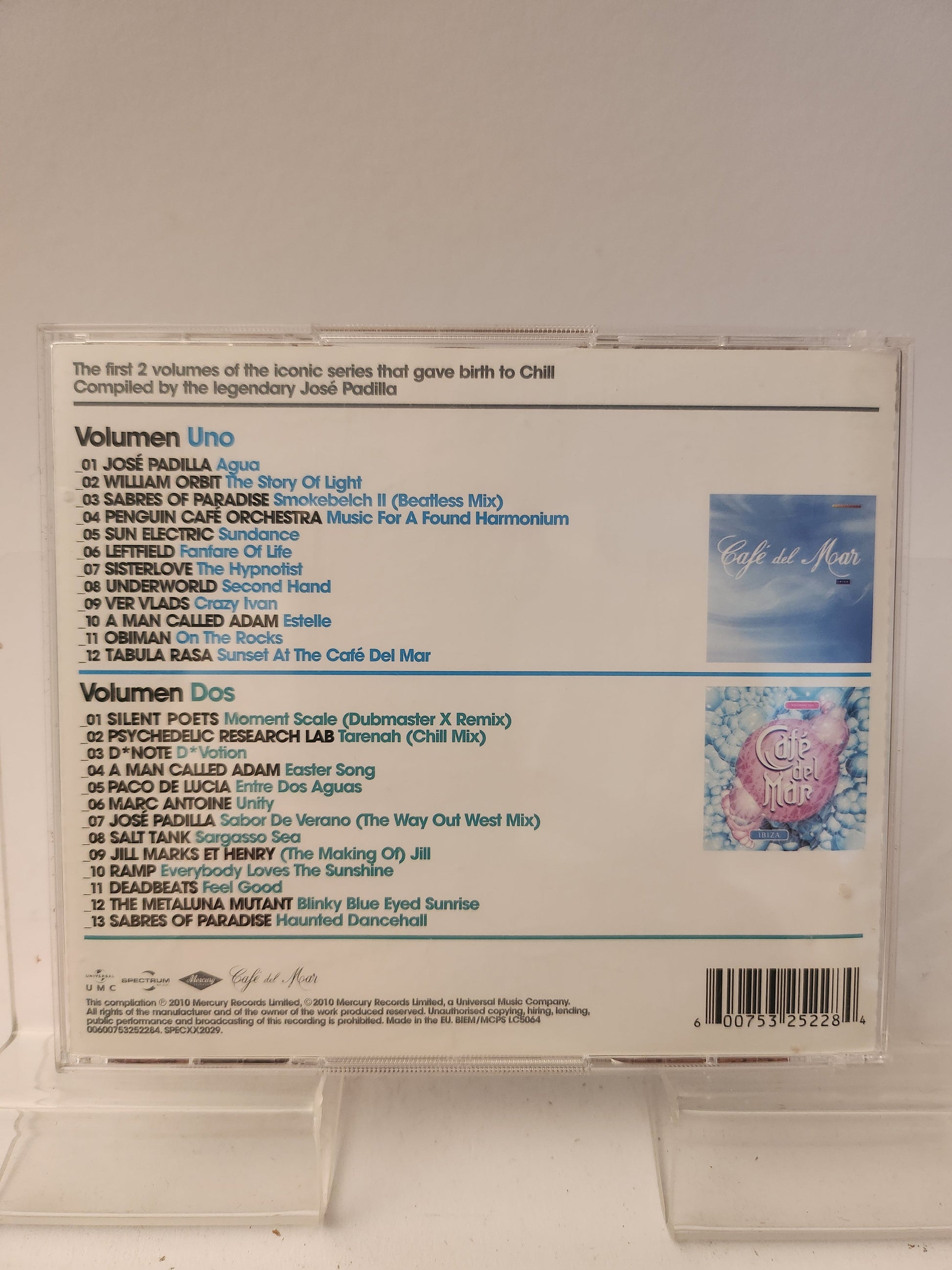 Café Del Mar Ibiza: Volumen Uno y Dos CD - Cd