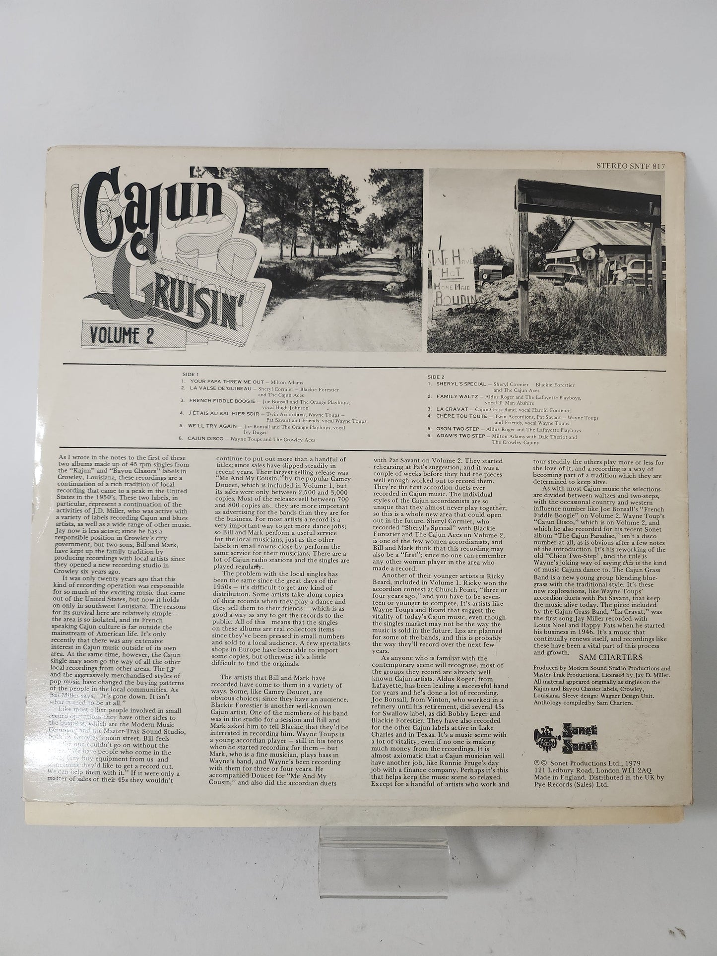 Cajun Cruisin’ Volume 2 LP Vinyl - Lp Vinyl
