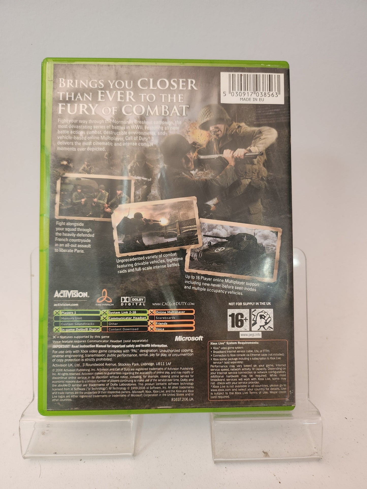 Call of Duty 3 Xbox Original - Xbox original games
