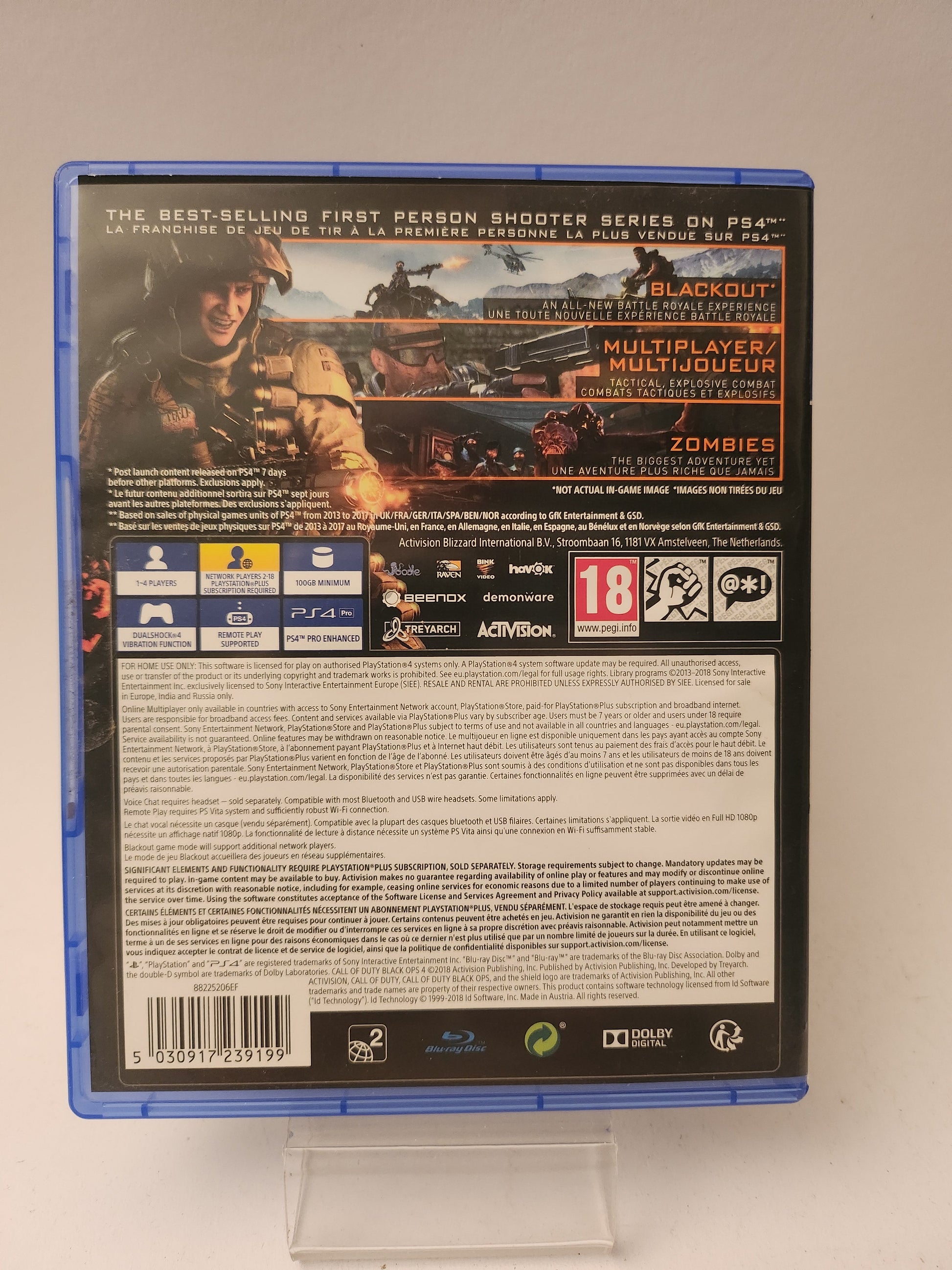 Call of Duty Black Ops 4 (No Book) Playstation 4 - Playstation 4 games