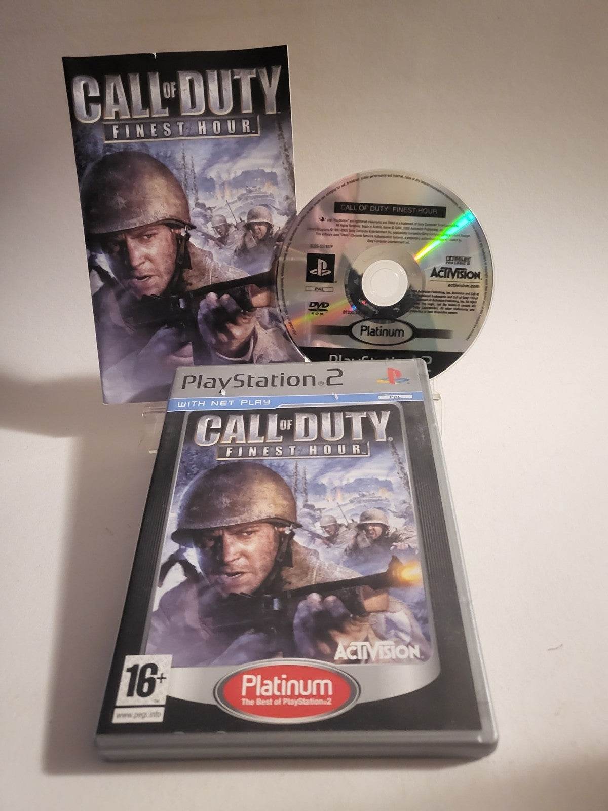 Call of Duty Finest Hour Platinum Playstation 2 - Feniks Gameshop