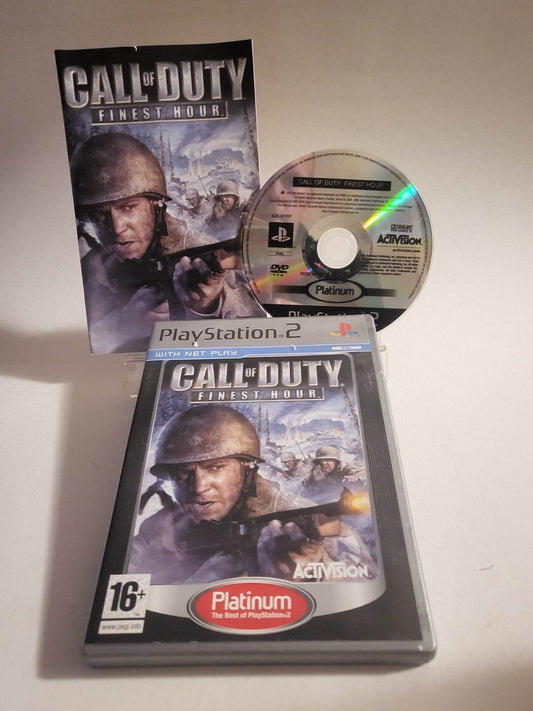 Call of Duty Finest Hour Platinum Playstation 2 - Feniks Gameshop