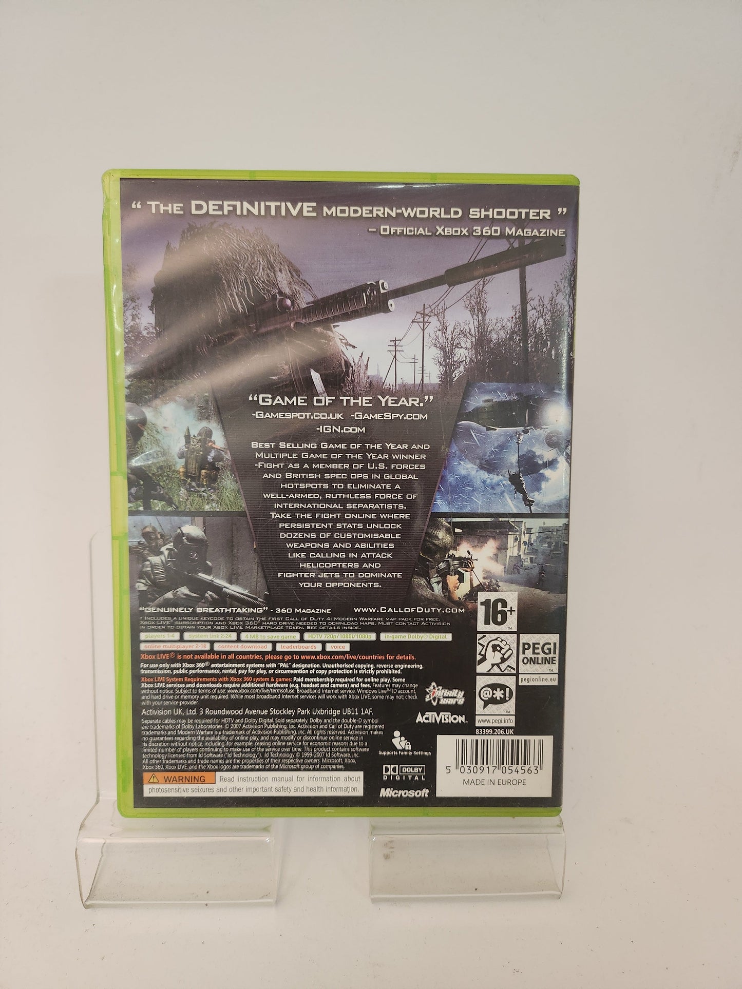 Call of Duty Modern Warfare 4 Game of the Year Edition Xbox 360 - Xbox 360 Games