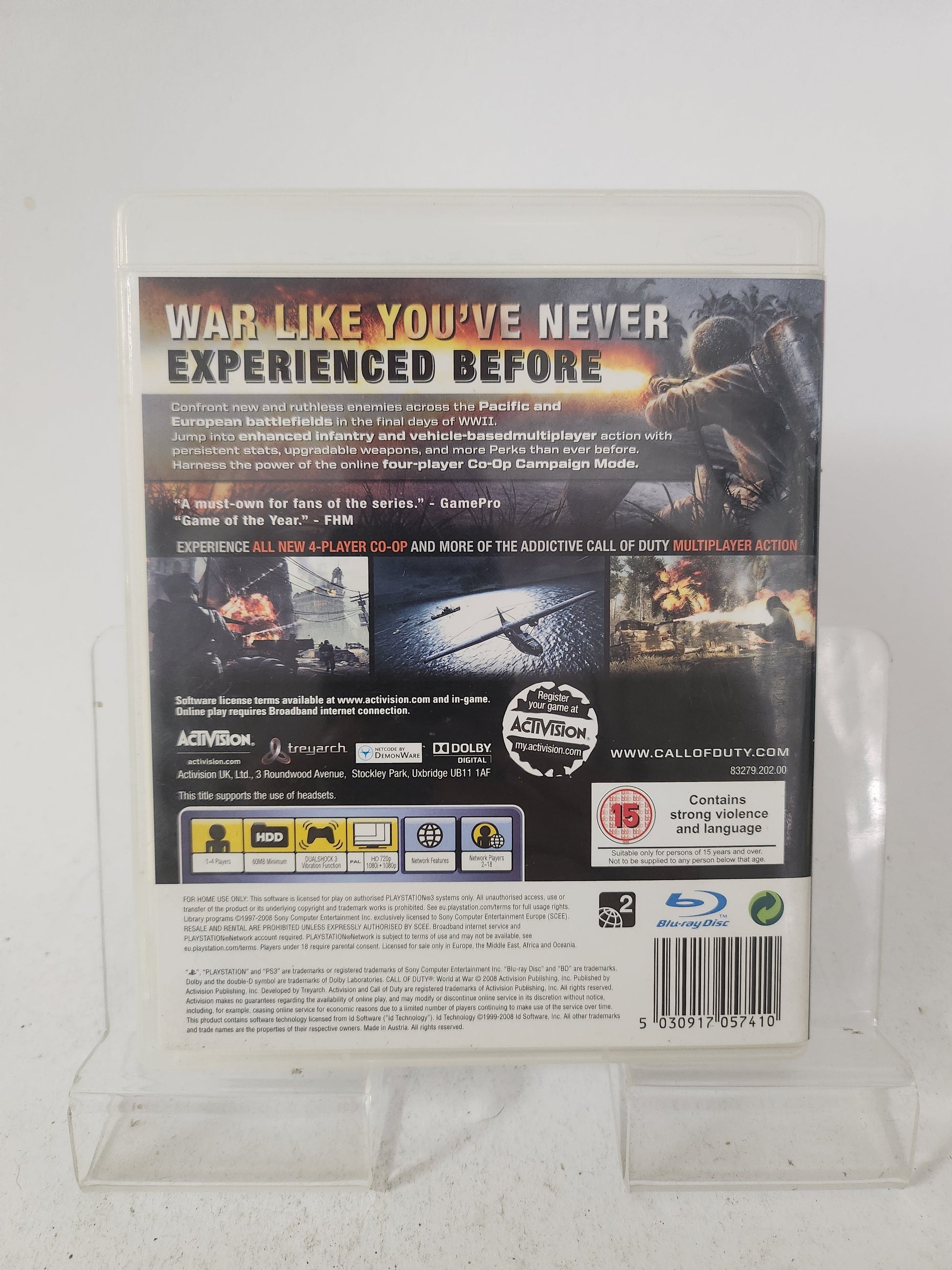 Call of Duty World at War Playstation 3 - playstation 3 Games