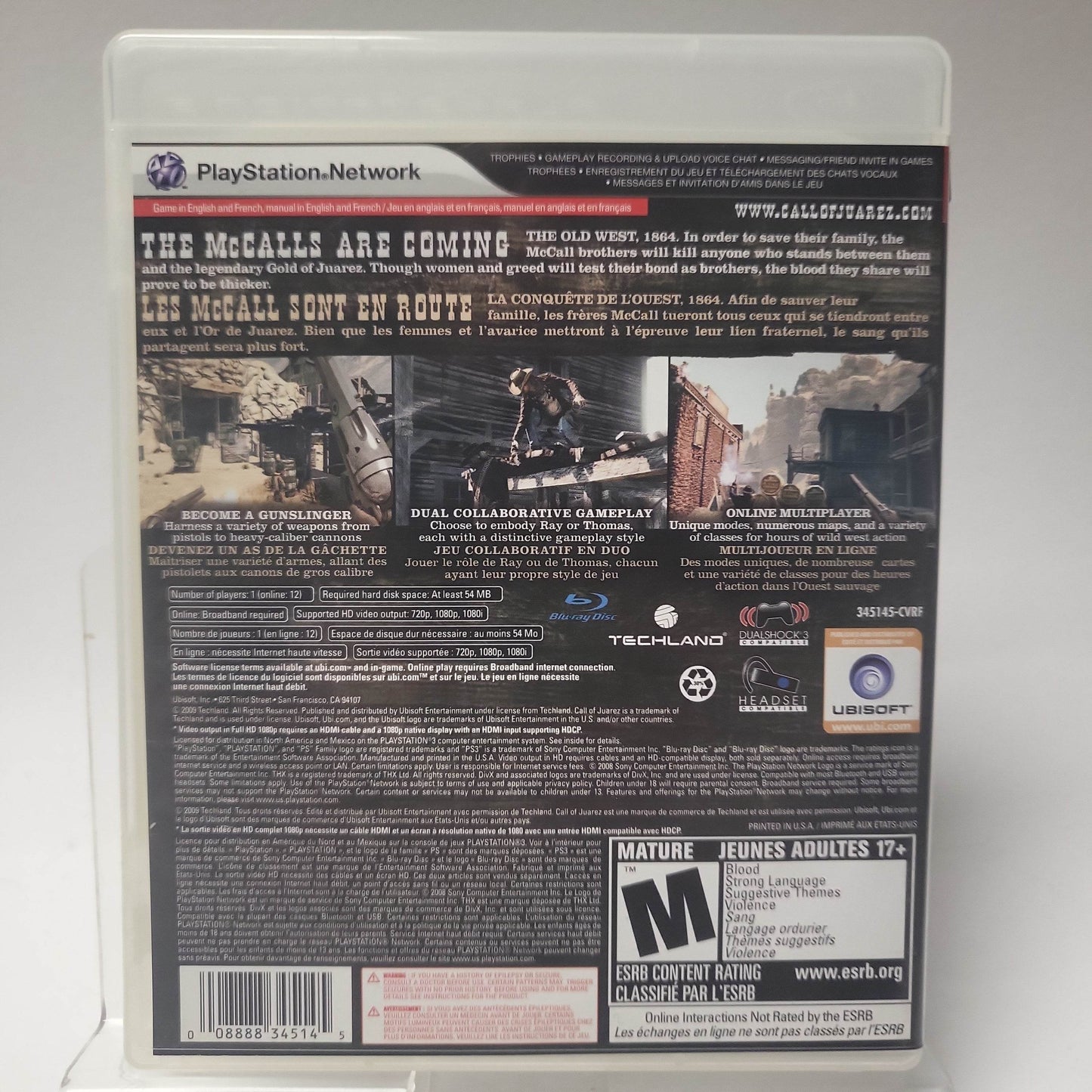 Call of Juarez Bound in Blood American Edition Playstation 3 - Feniks Gameshop