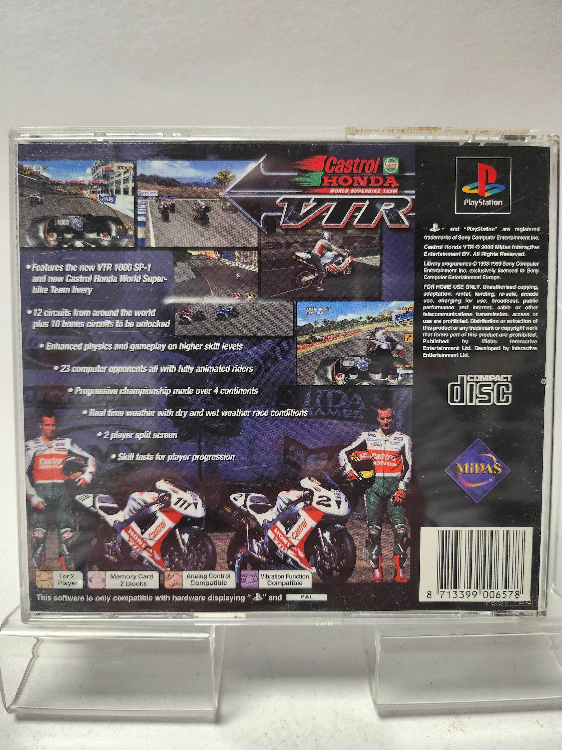 Castrol Honda VTR Playstation 1 - Feniks Gameshop