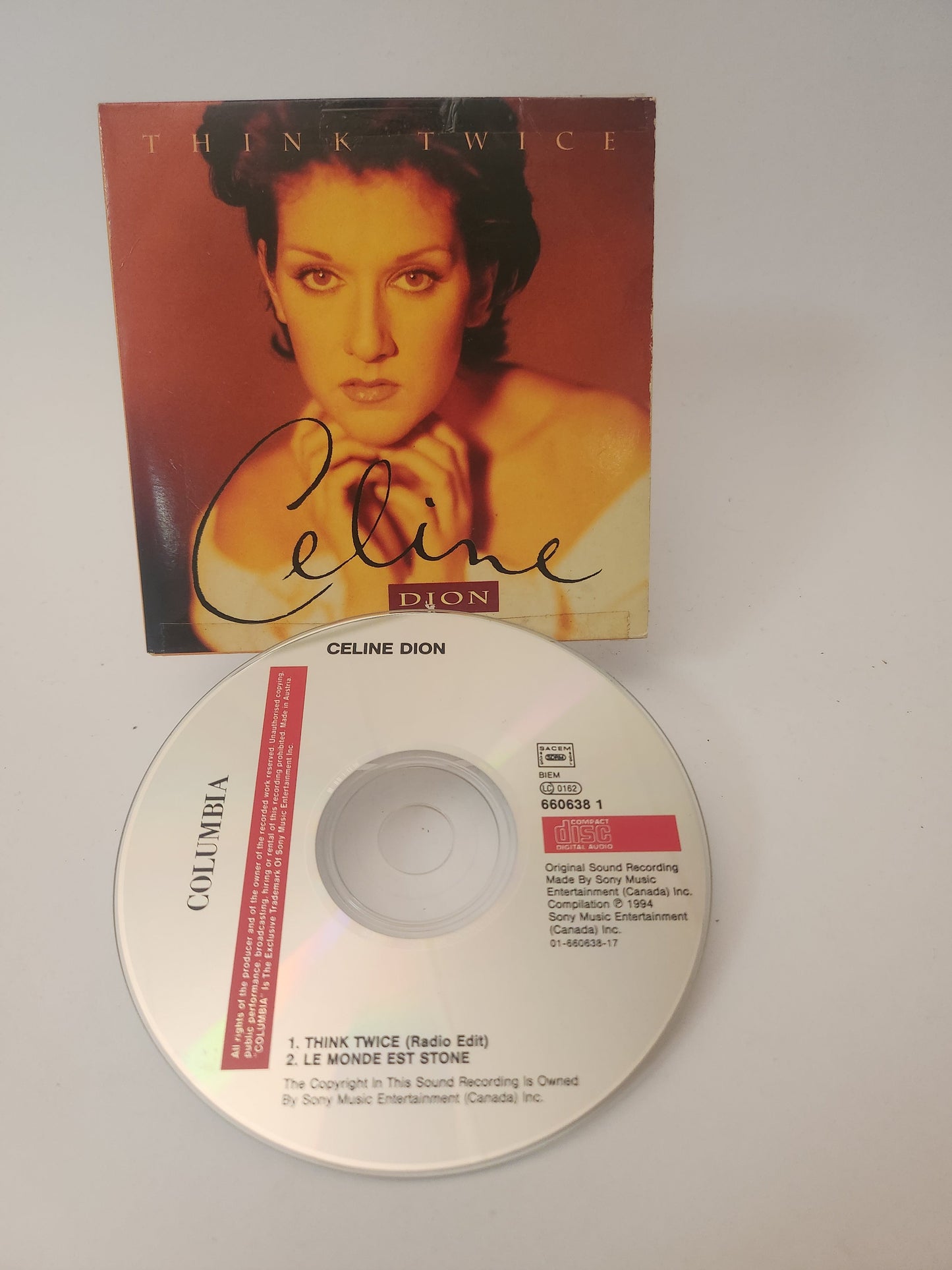 Celine Dion: Think Twice CD Single - CD Single