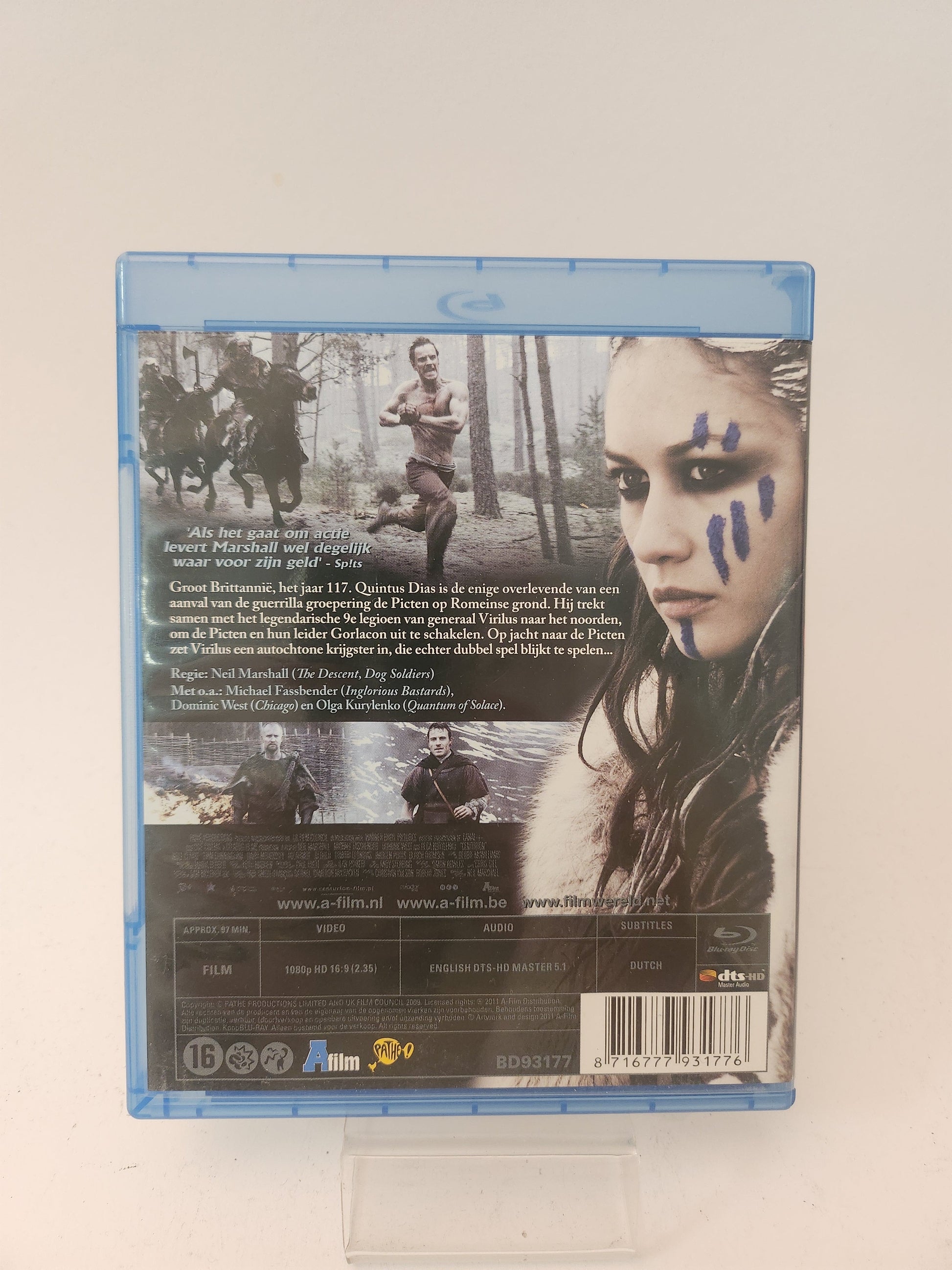Centurion Blu-Ray Michael Fassbender Neil Marshall - Blu-Ray