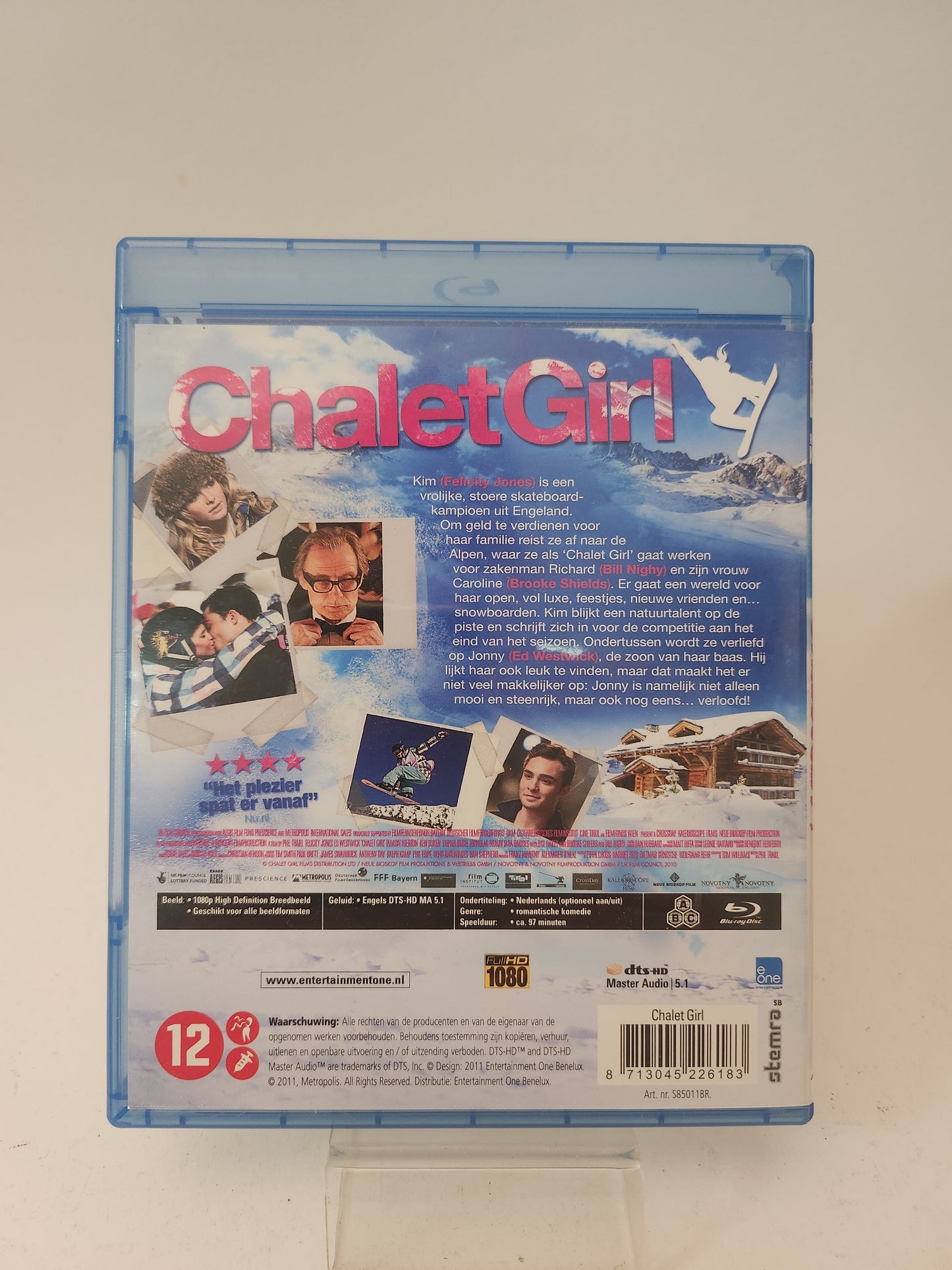 Chalet Girl Blu-Ray Felicity Jones Ed Westwick - Blu-Ray