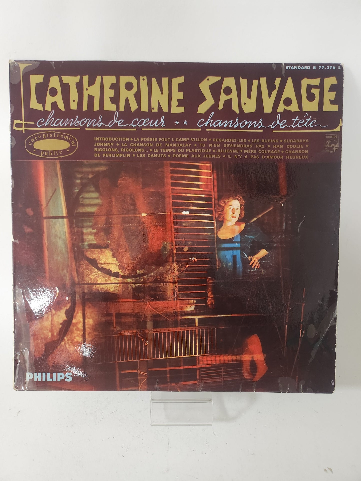 Chansons de Coeur/ Chansons de Tete: Catherine Sauvage LP Vinyl - Lp Vinyl