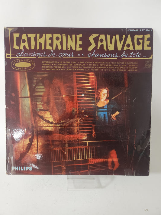 Chansons de Coeur/ Chansons de Tete: Catherine Sauvage LP Vinyl - Lp Vinyl