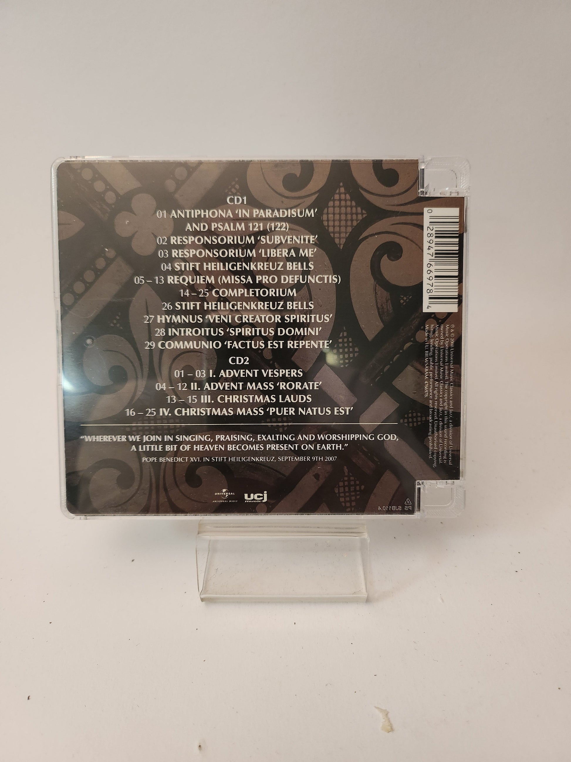 Chant: Music for Paradise CD - Cd