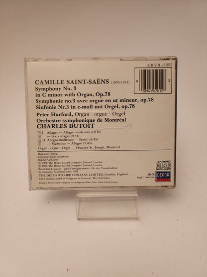 Charles Dutoit: Camille Saint-Saëns CD - Cd