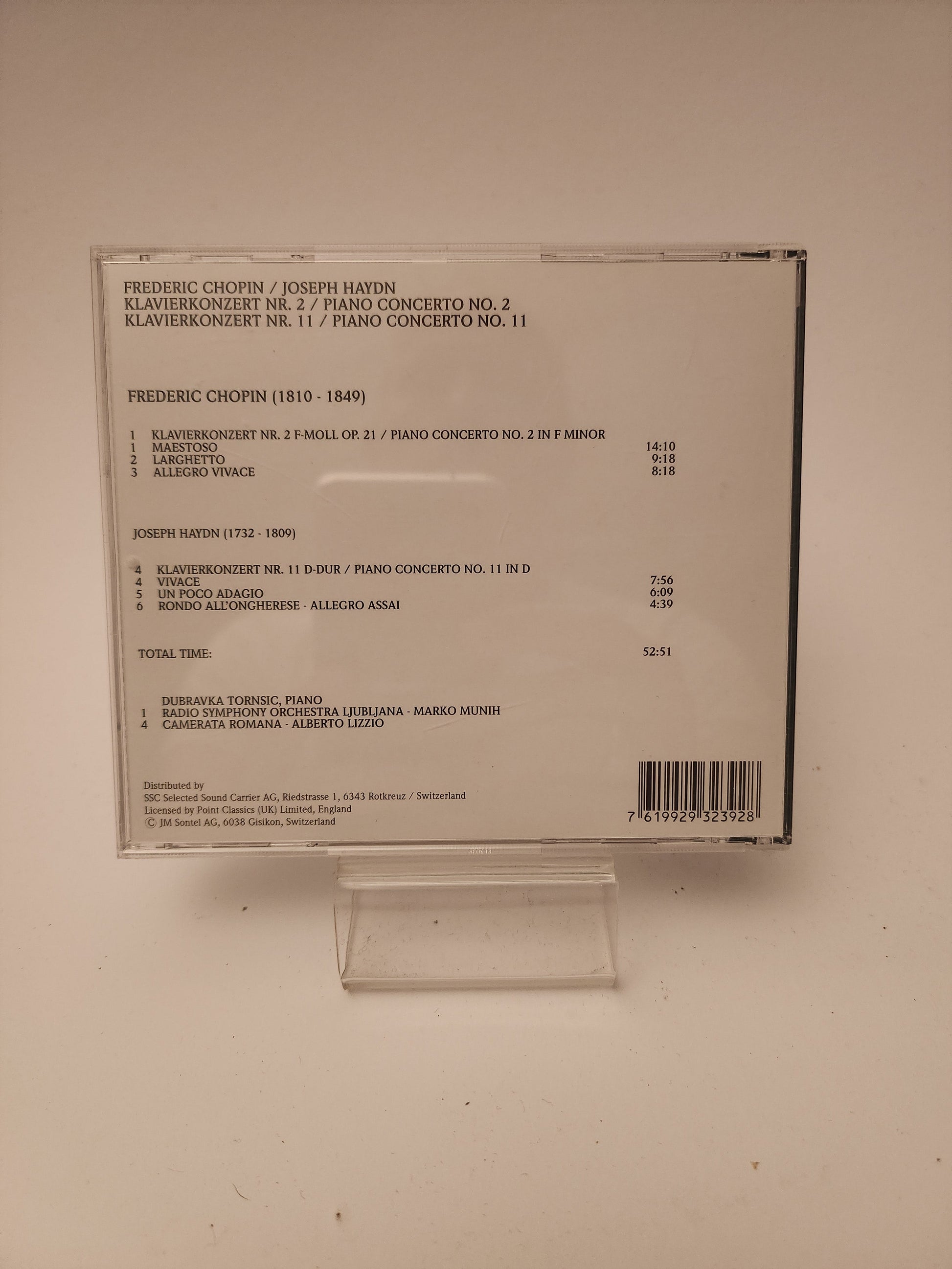 Chopin & Haydn: Weltberühmte Klavierkonzerte CD - Cd