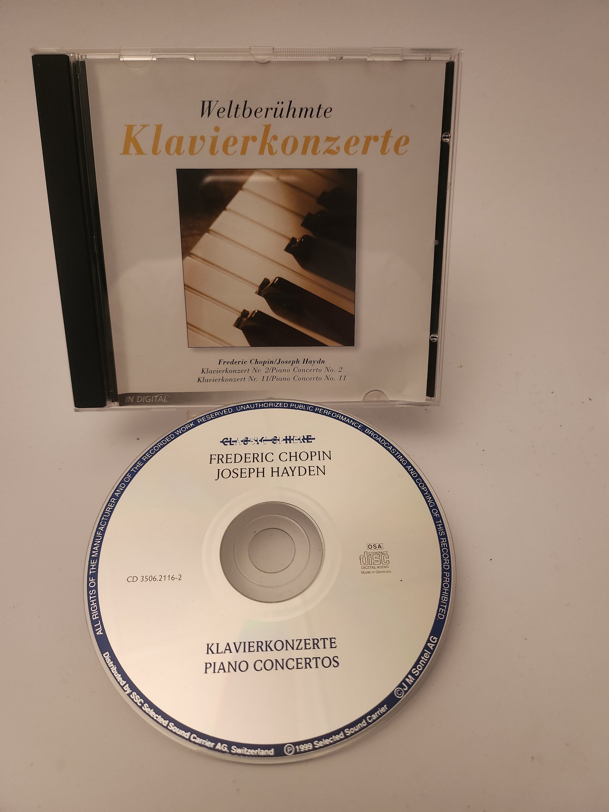 Chopin & Haydn: Weltberühmte Klavierkonzerte CD - Cd