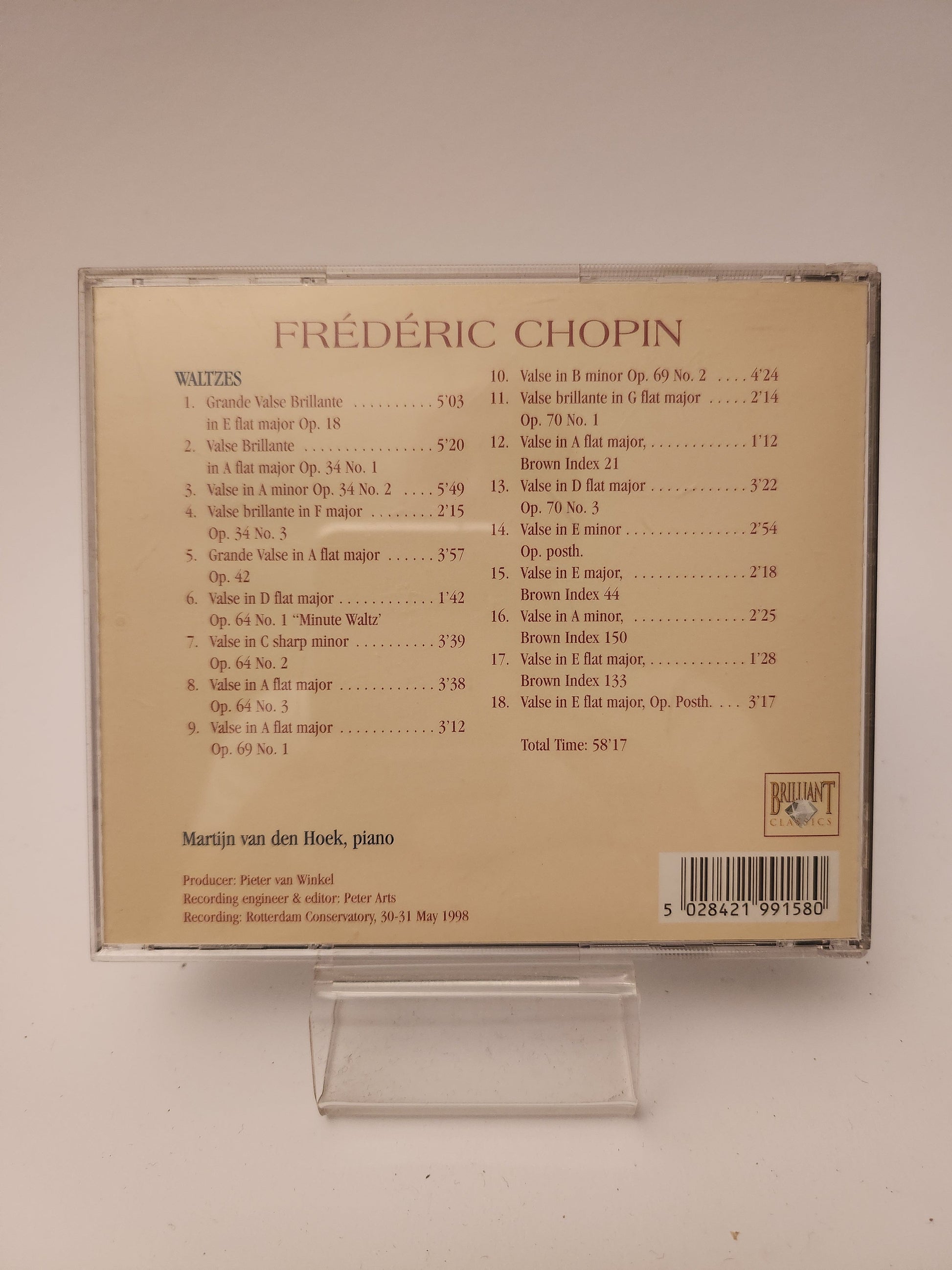 Chopin: Waltzes CD - Cd