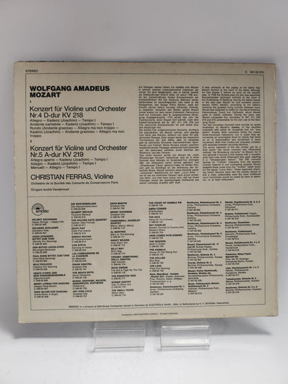 Christian Ferras: Wolfgang Amadeus Mozart LP Vinyl - Lp Vinyl
