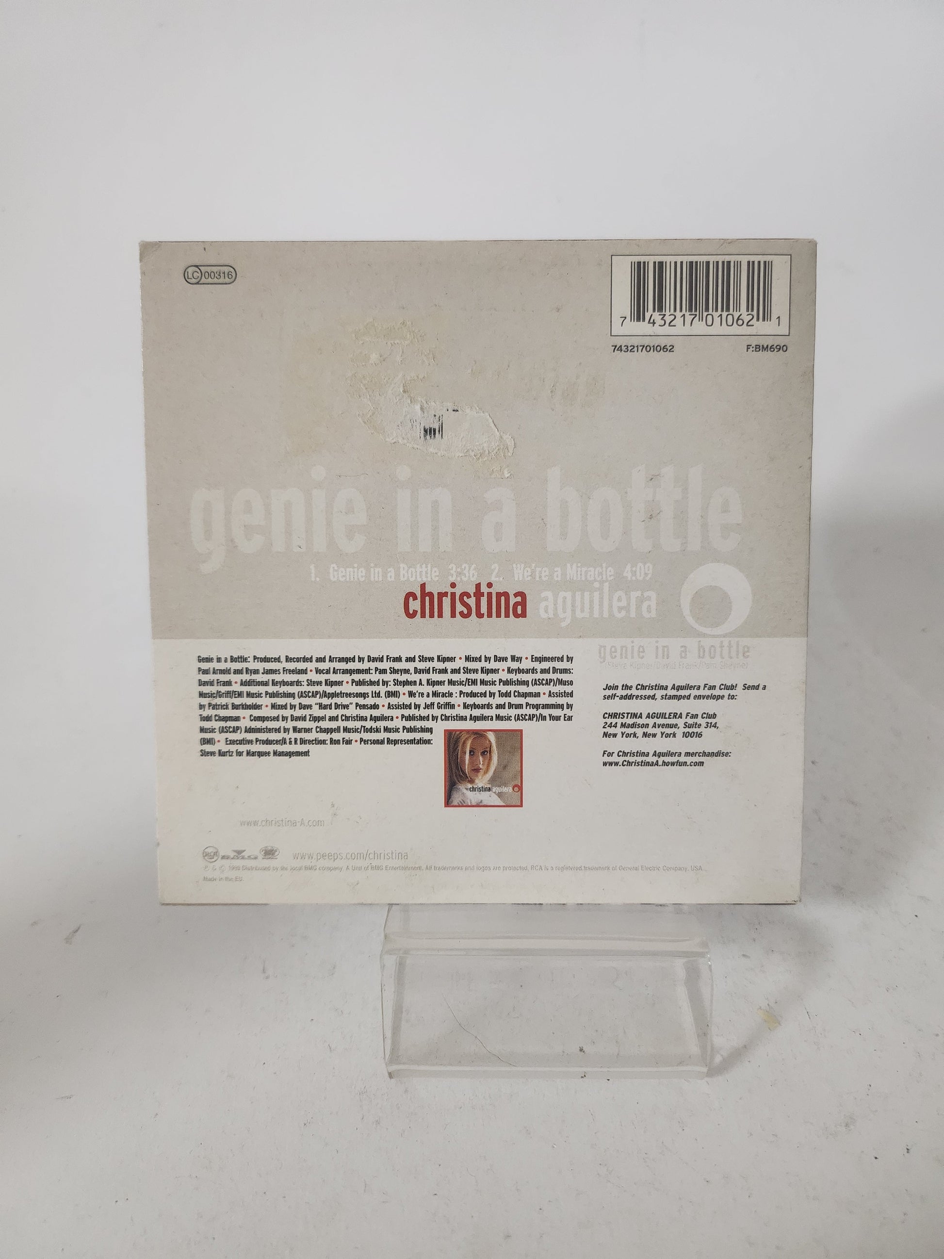 Christina Aguilera: Genie in a Bottle CD Single - CD Single