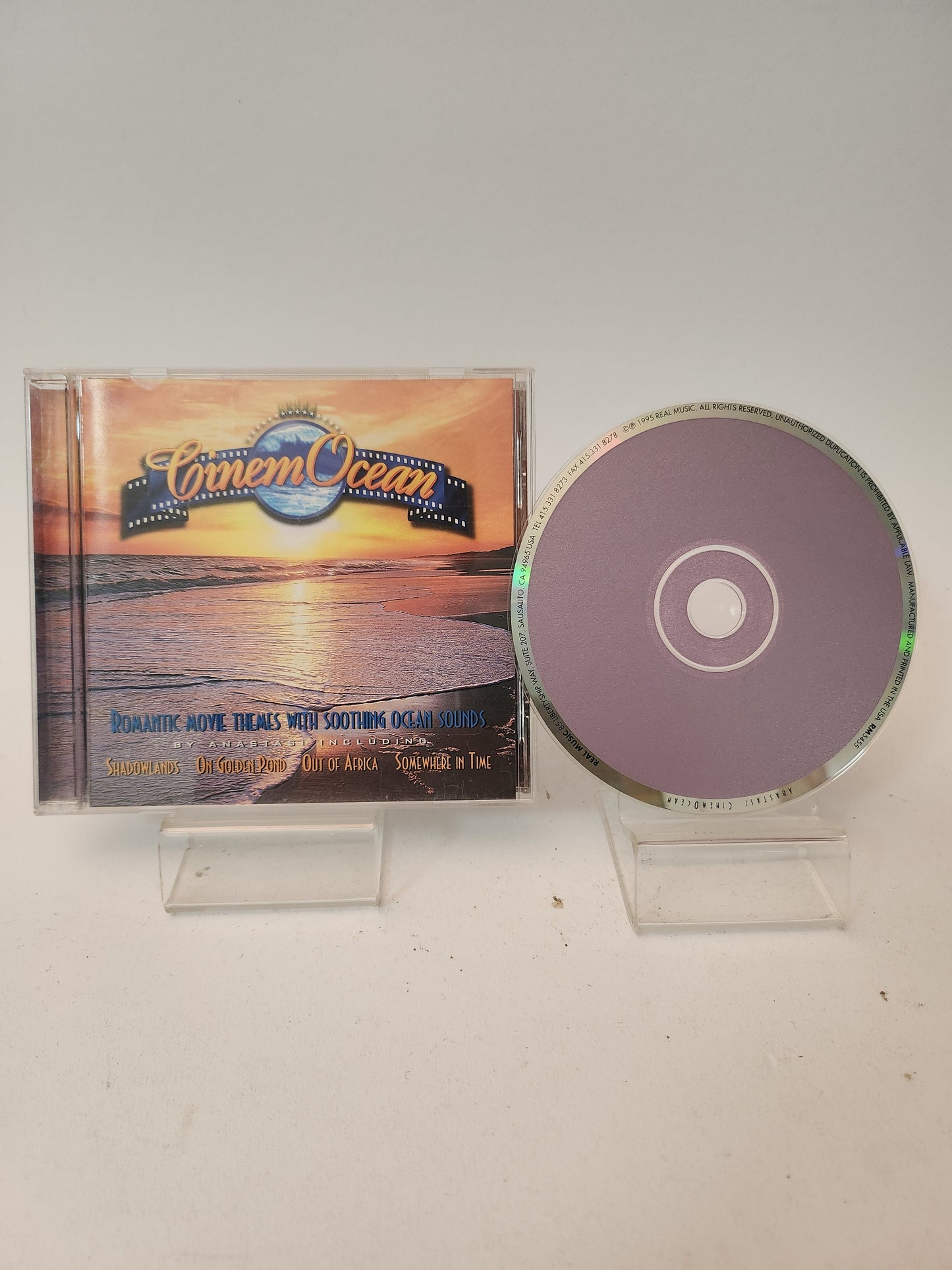 CinemOcean: Romantic Movie Themes with Soothing Ocean Sounds CD - Cd