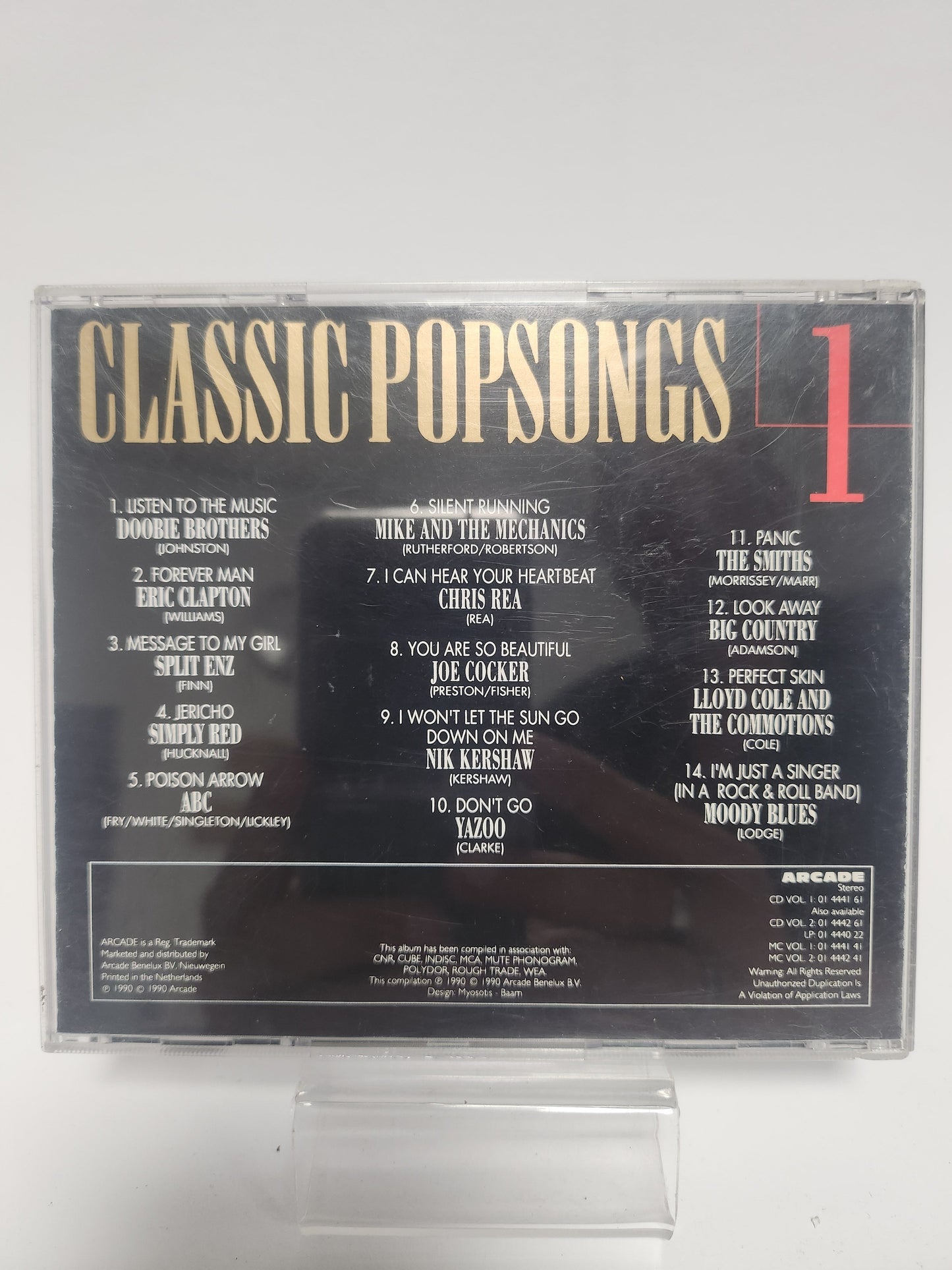 Classic Pop Songs Volume 1 CD - Cd