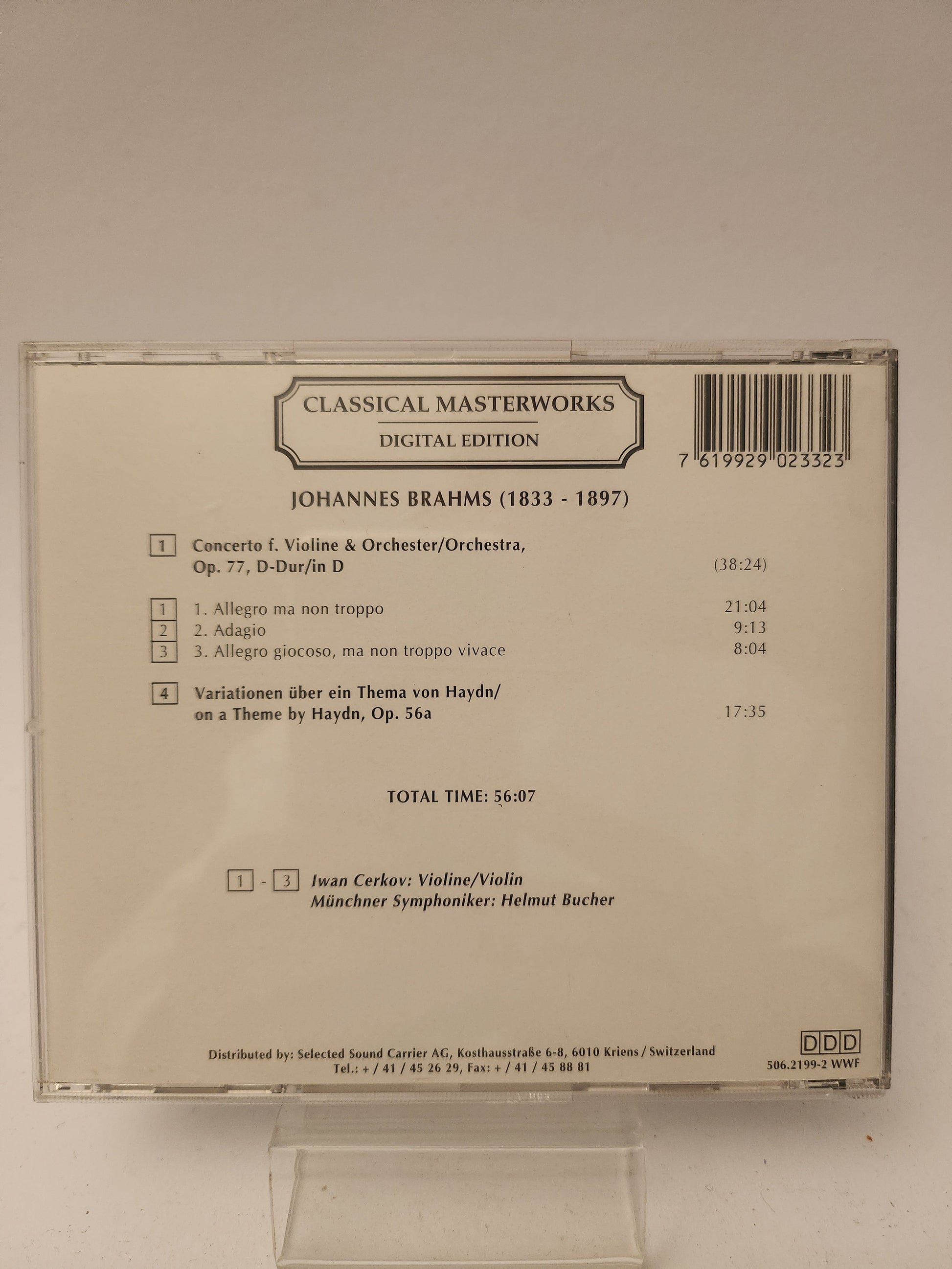 Classical Masterworks: Johannes Brahms CD - Cd