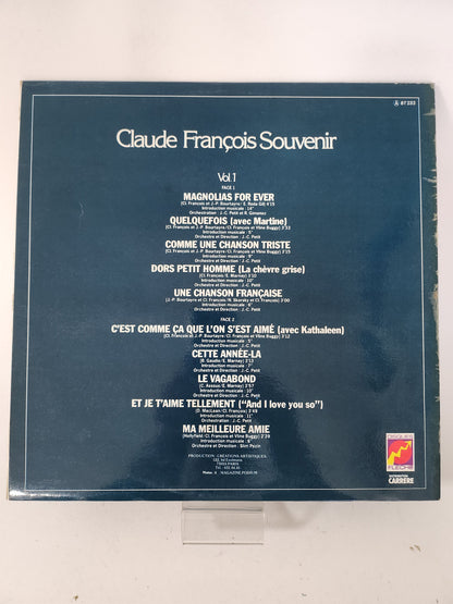 Claude François Souvenir Vol 1 LP Vinyl - Lp Vinyl