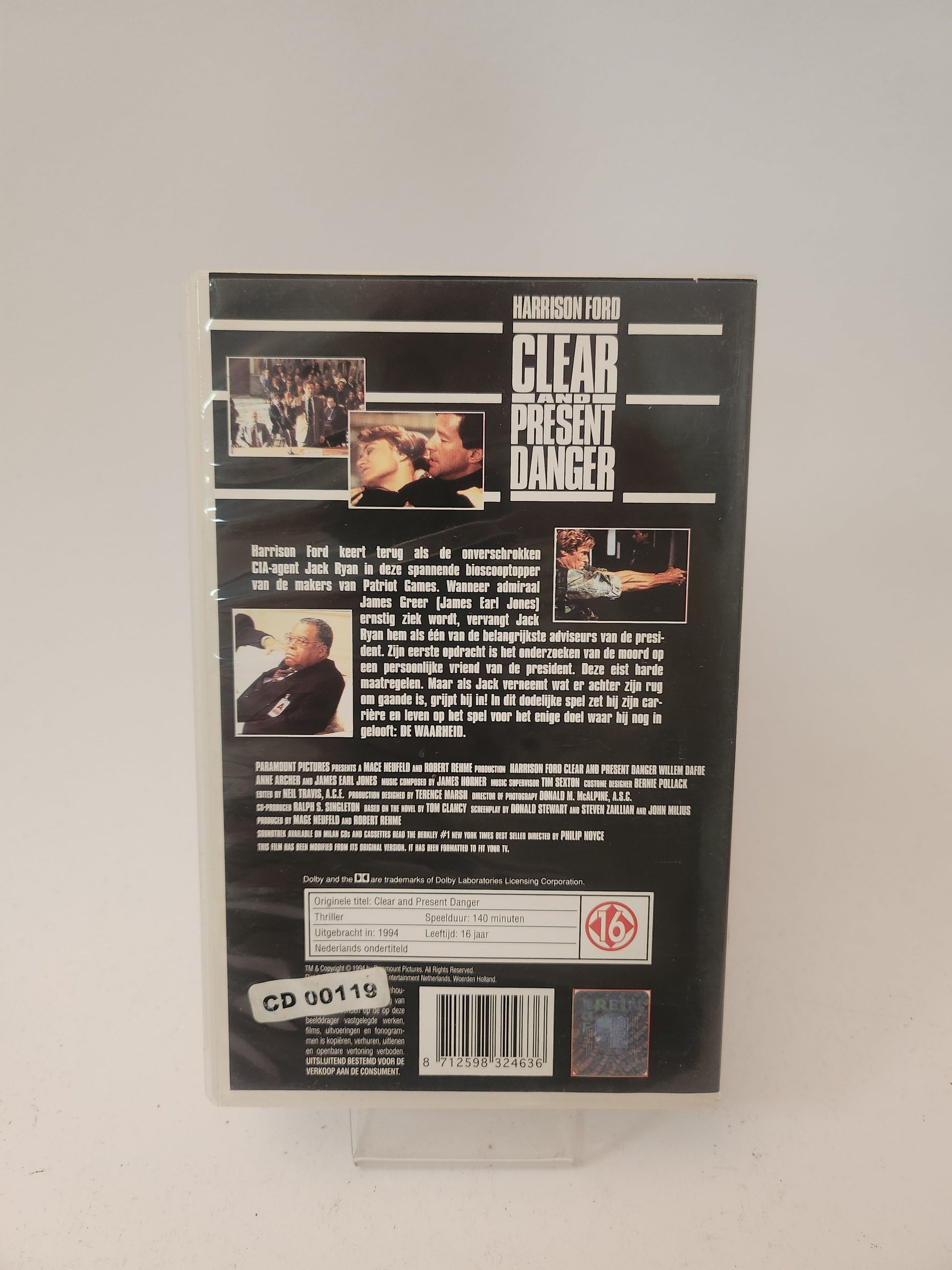 Clear and Present Danger VHS - VHS Volwassenen
