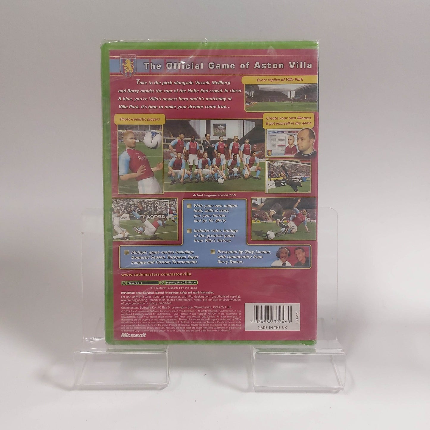 Club Football: Aston Villa geseald Xbox Original - Feniks Gameshop