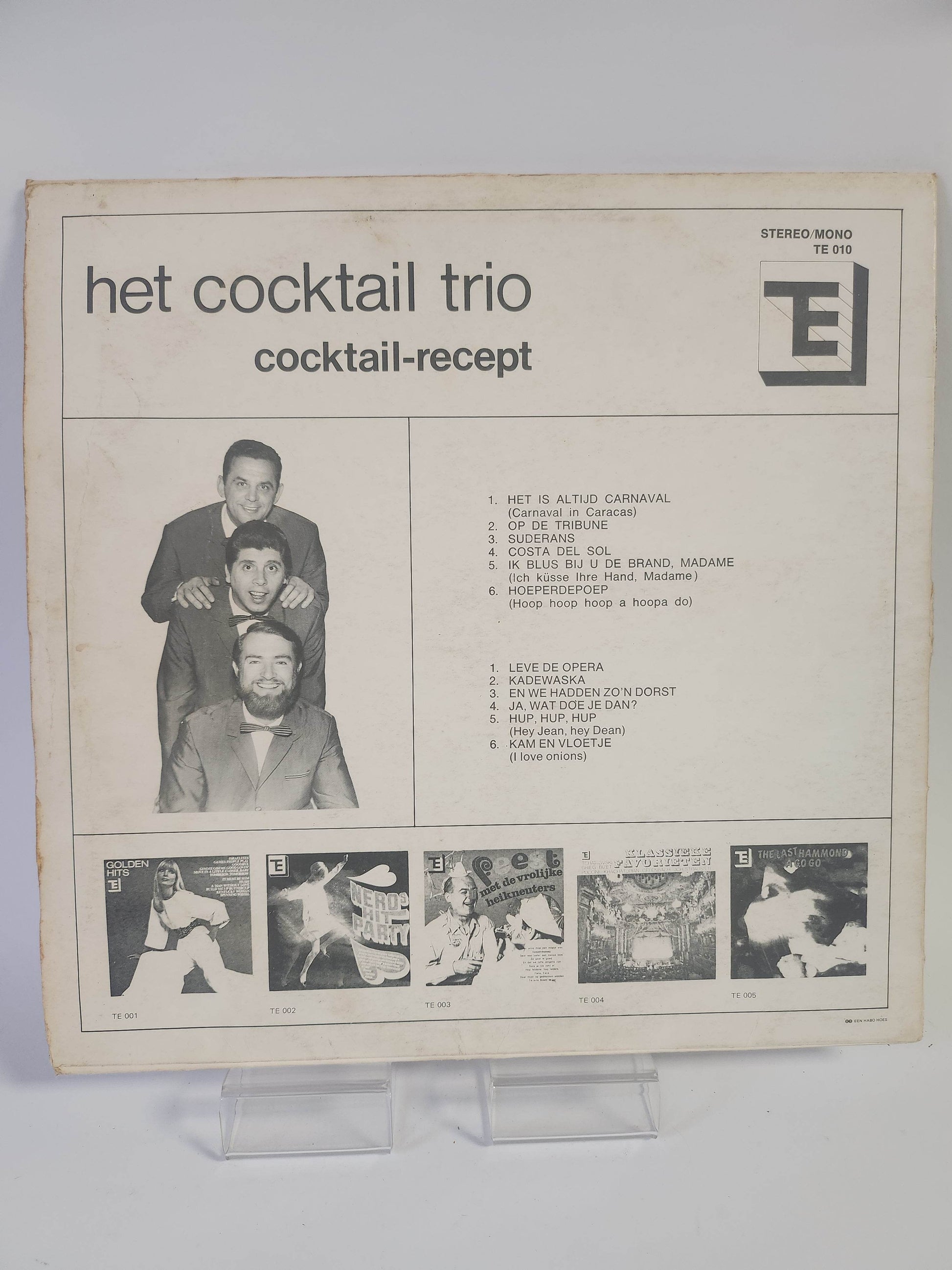 Cocktail Trio: Cocktail-Recept LP Vinyl - Feniks Gameshop
