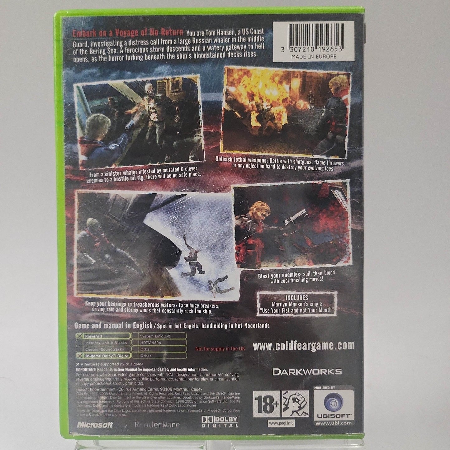 Cold Fear Xbox Original - Feniks Gameshop
