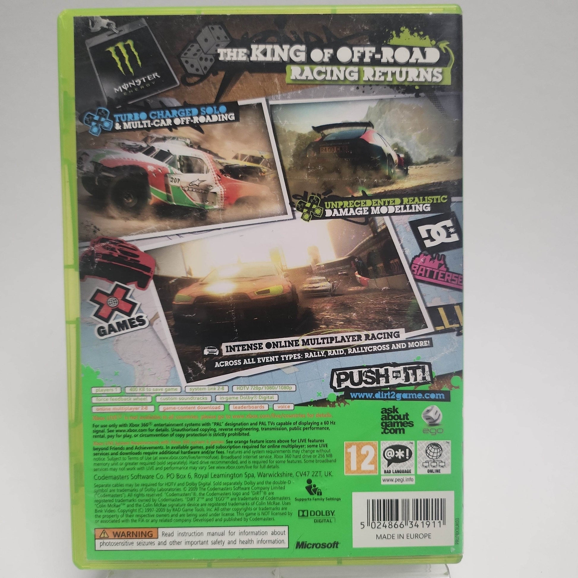 Colin McRae Dirt 2 Xbox 360 - Feniks Gameshop