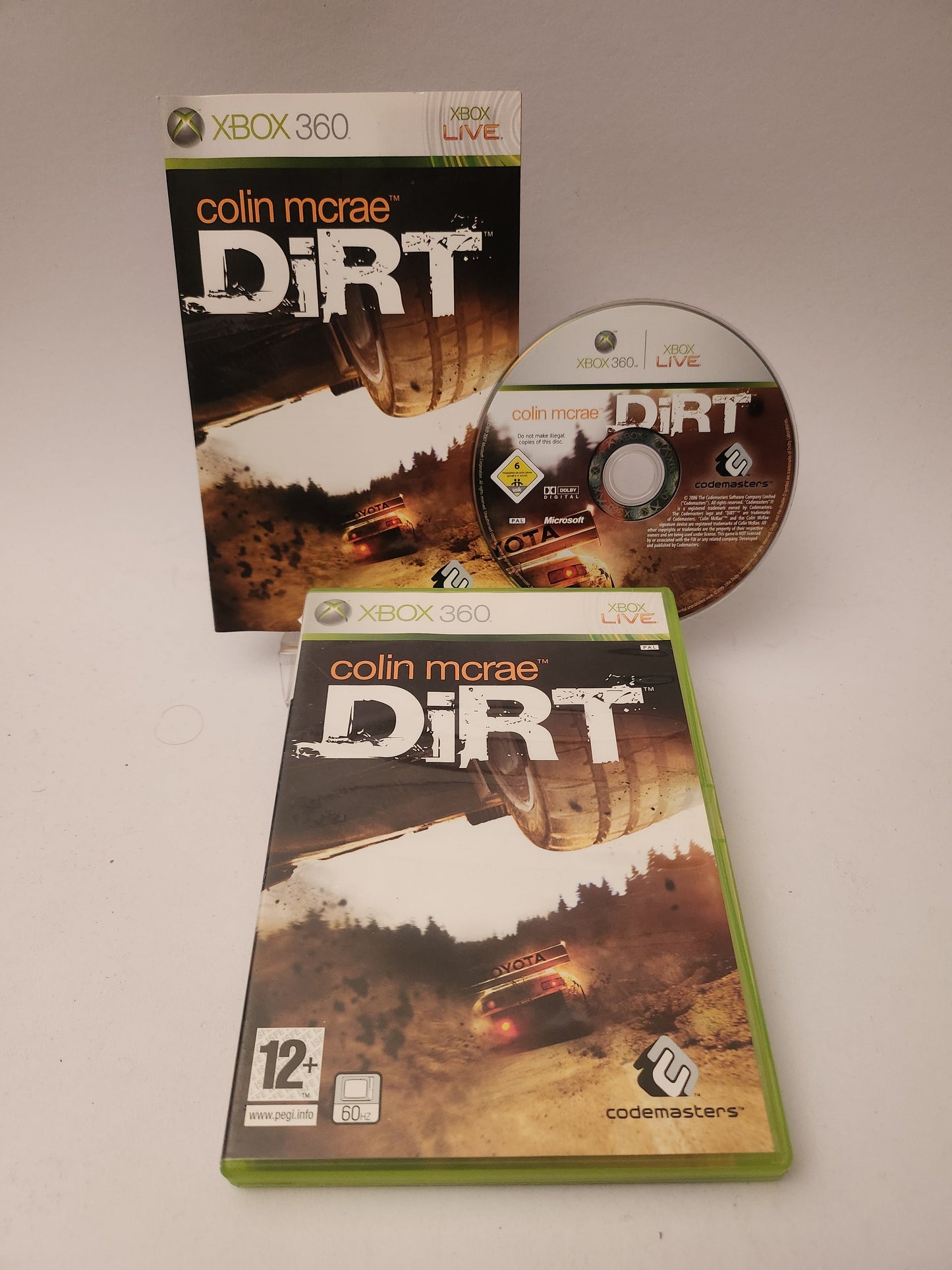 Colin McRae Dirt Xbox 360- Live - Xbox 360 Games
