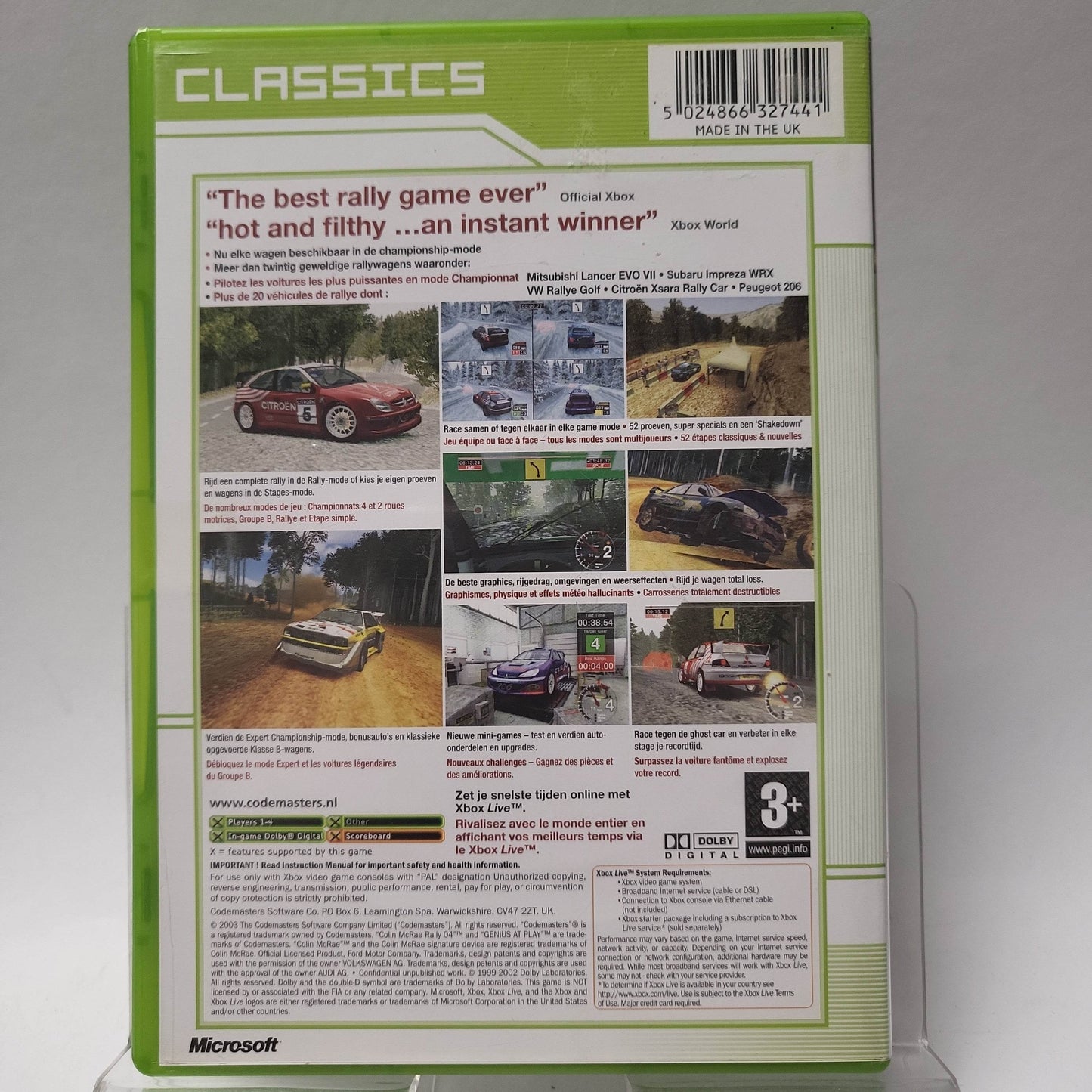 Colin Mcrae Rally 04 Classics Xbox Original - Feniks Gameshop