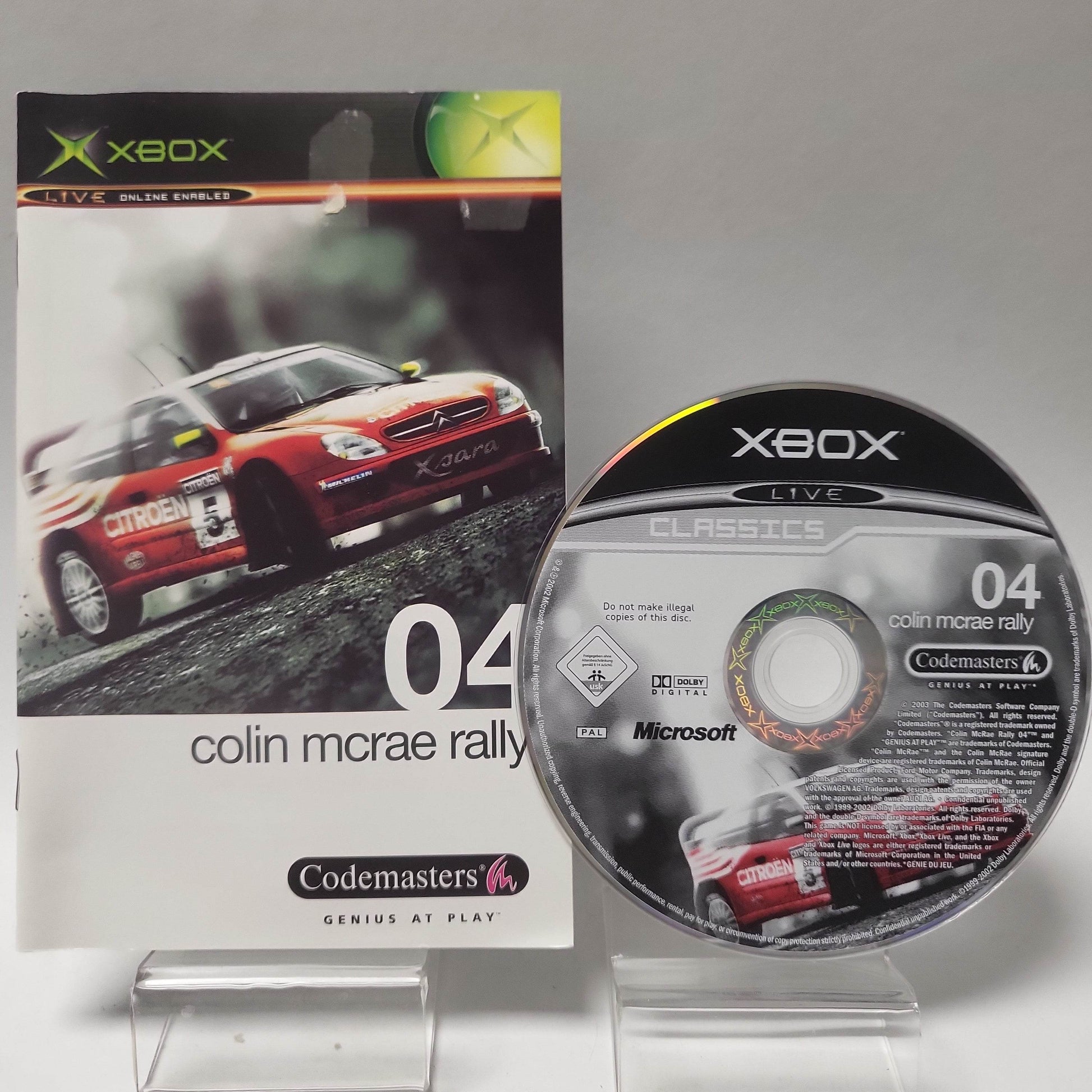 Colin Mcrae Rally 04 Classics Xbox Original - Feniks Gameshop