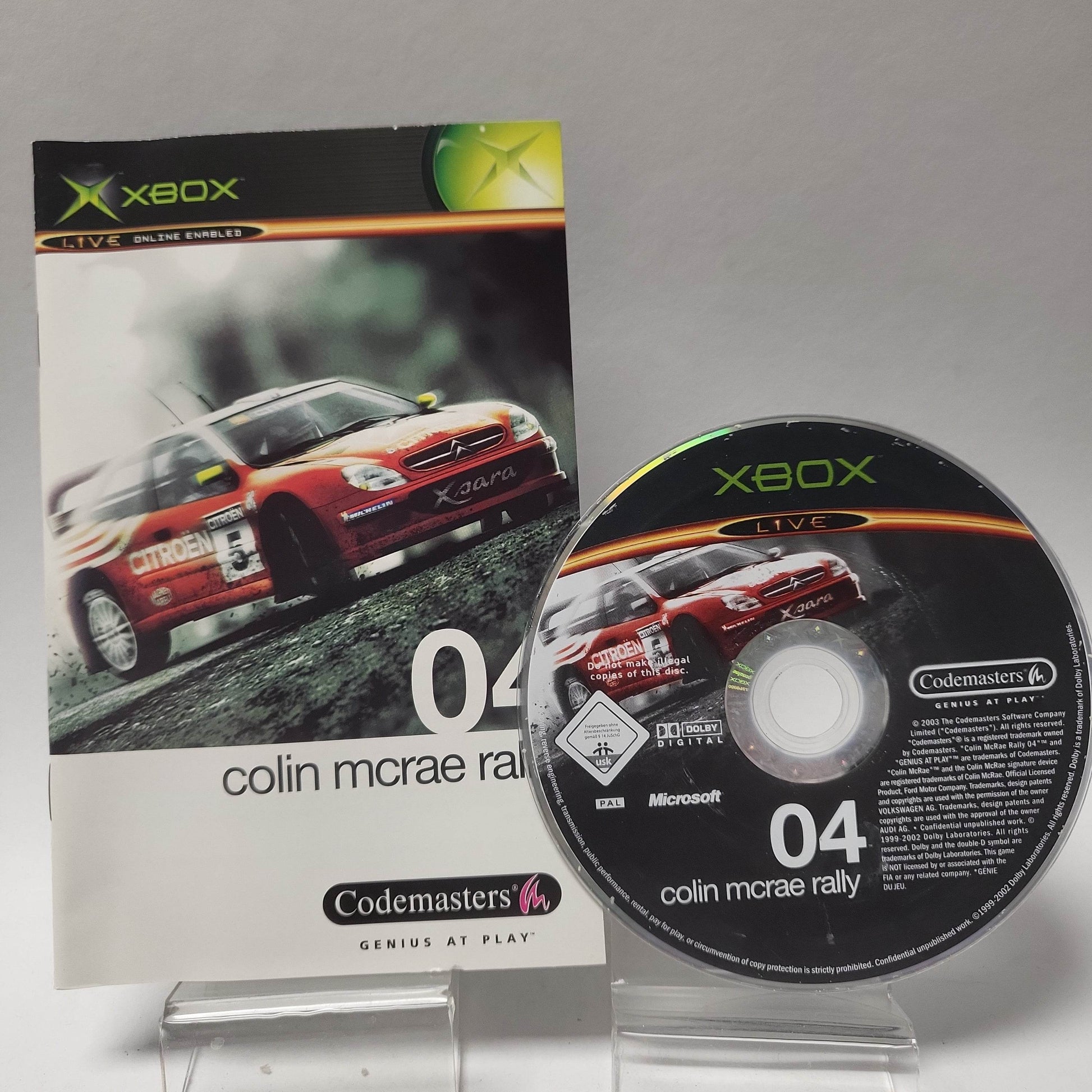 Colin McRae Rally 04 Xbox Original - Feniks Gameshop
