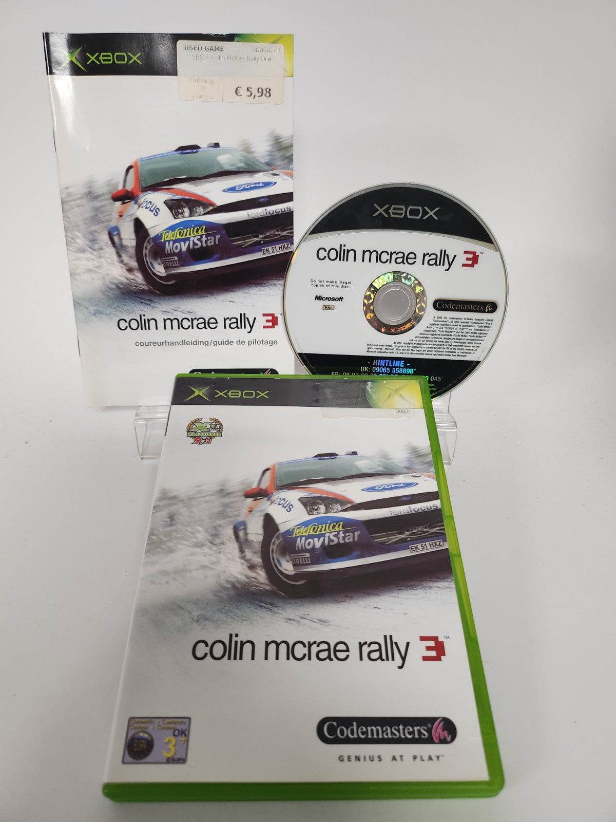 Colin McRae Rally 3 Xbox Original - Feniks Gameshop