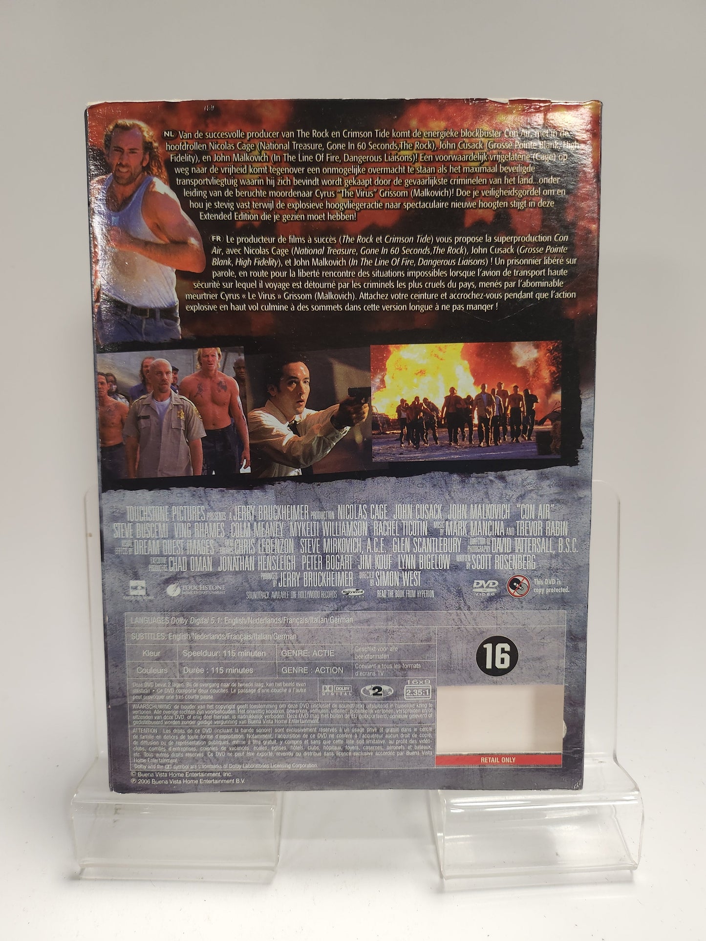 Con Air Extended Edition + Slipcover Dvd - Dvd Volwassenen