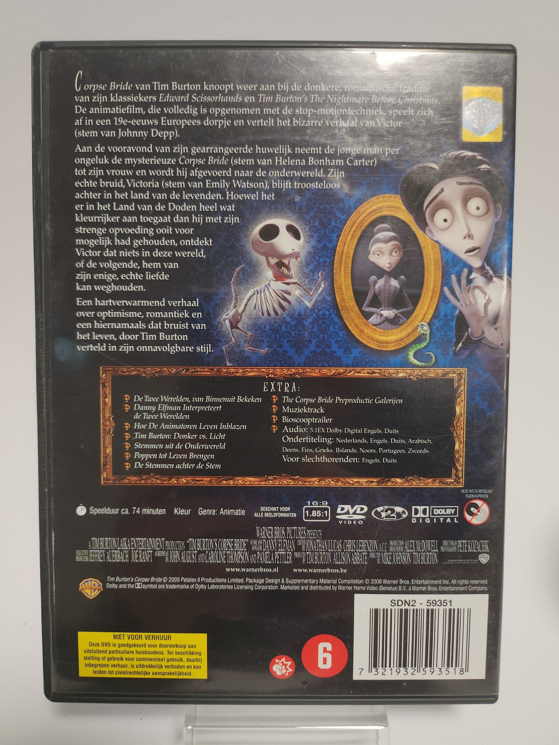 Corpse Bride Dvd Kids - Dvd kids