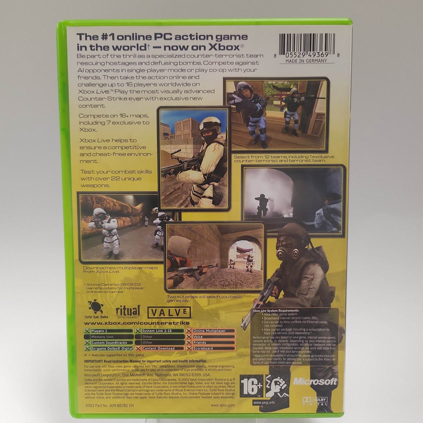 Counter Strike Xbox Original - Feniks Gameshop