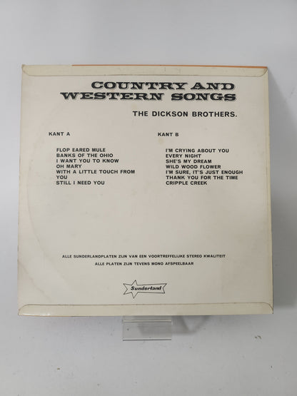 Country and Western Songs: the Dickson Brothers LP Vinyl - Lp Vinyl
