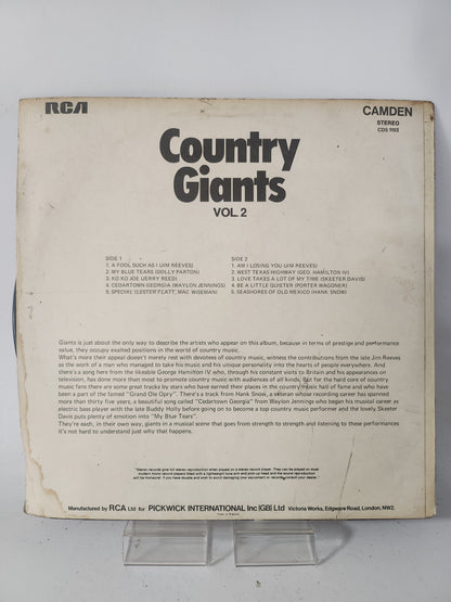 Country Giants Vol 2 LP Vinyl - Lp Vinyl