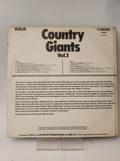 Country Giants Vol 3 LP Vinyl - Lp Vinyl