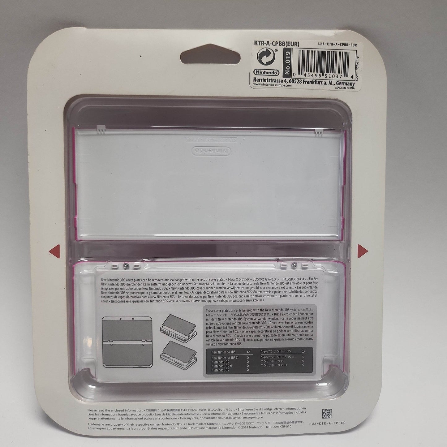 Cover Plates Roze Nieuw Nintendo 3DS Geseald - Feniks Gameshop
