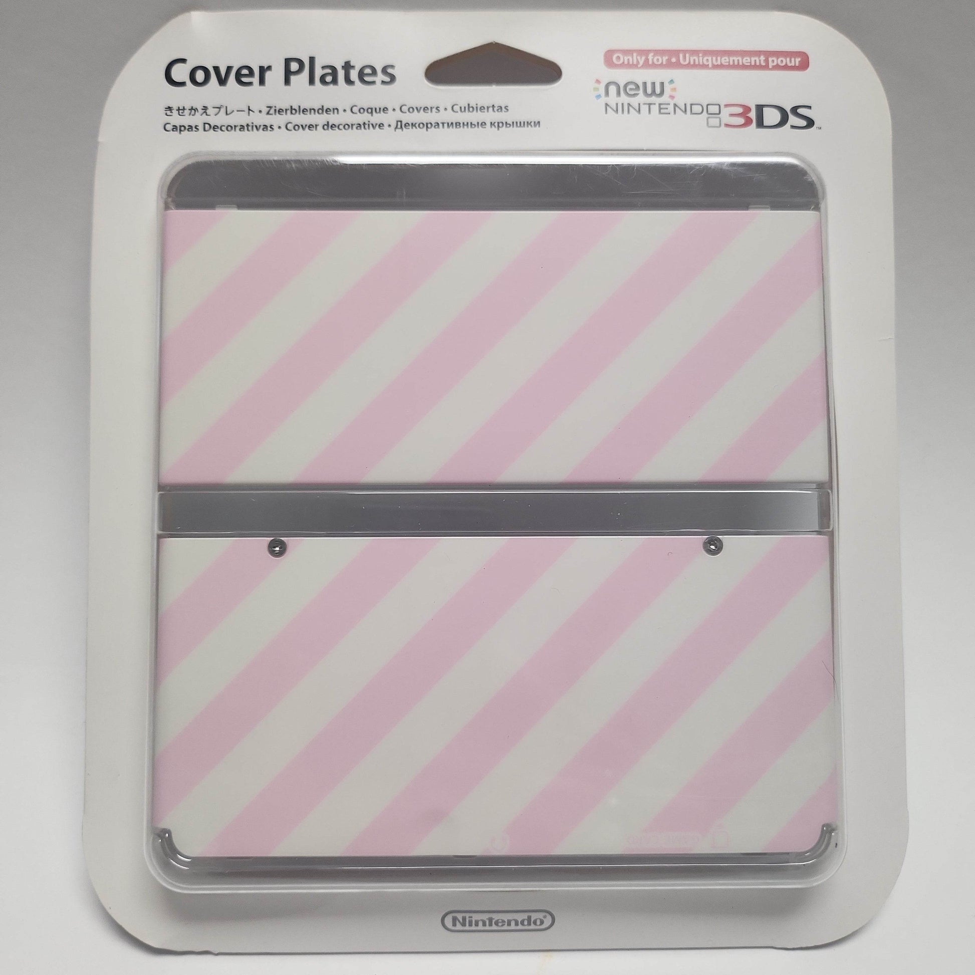 Cover Plates Roze/Wit Nieuw Nintendo 3DS Geseald - Feniks Gameshop