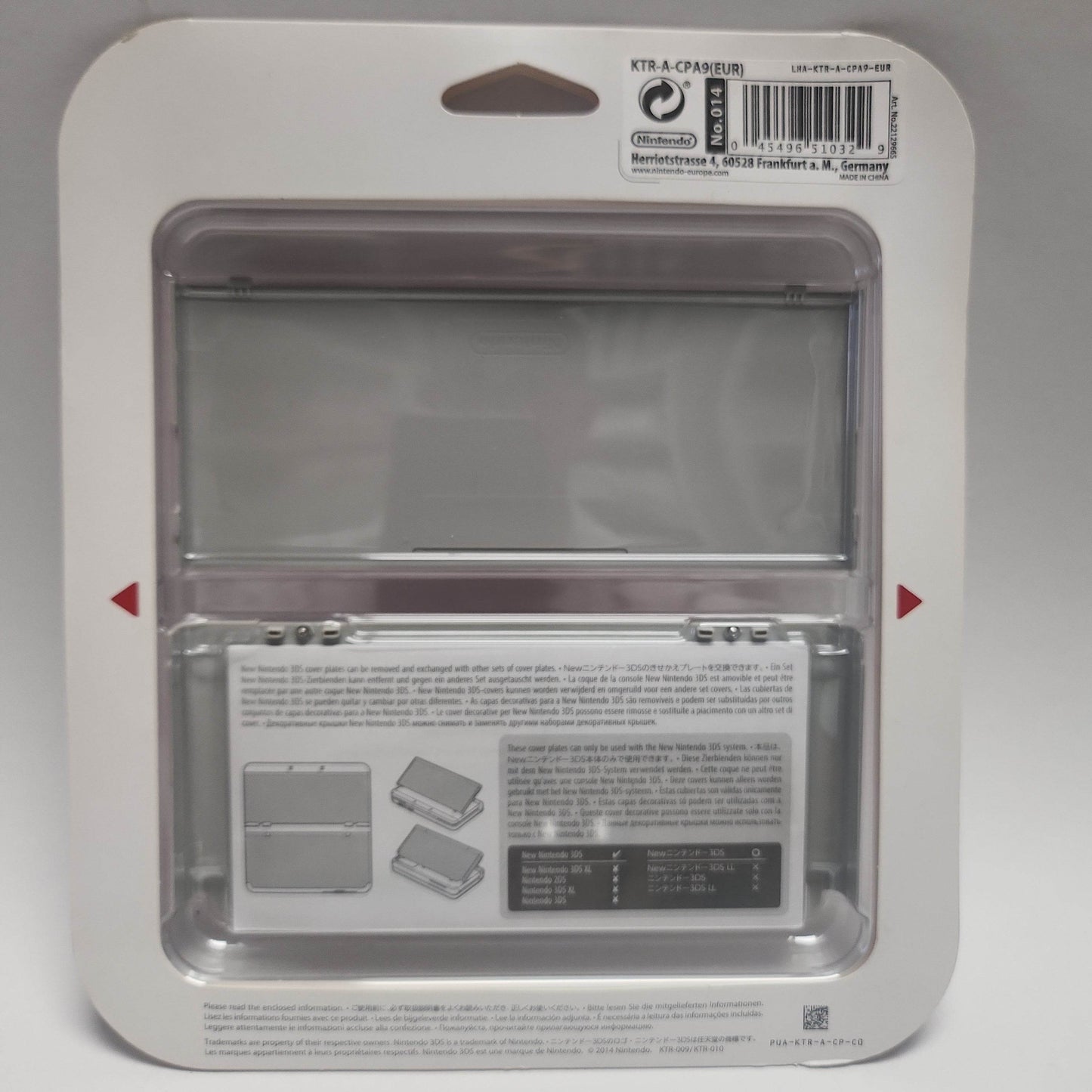 Cover Plates Roze/Wit Nieuw Nintendo 3DS Geseald - Feniks Gameshop