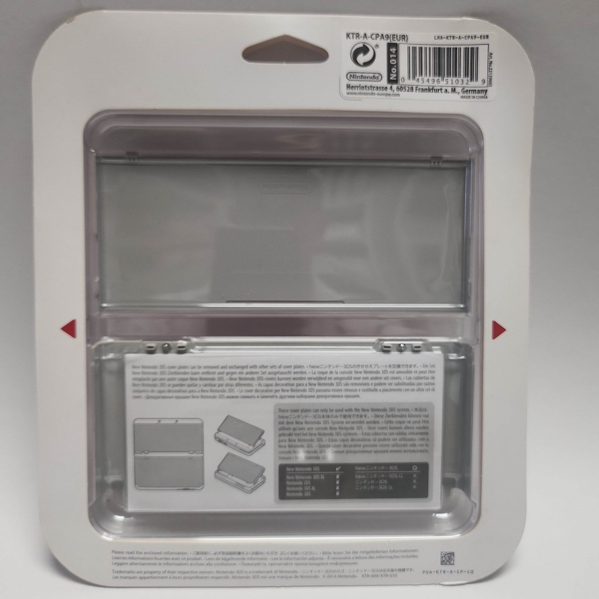 Cover Plates Roze/Wit Nieuw Nintendo 3DS Geseald - Feniks Gameshop