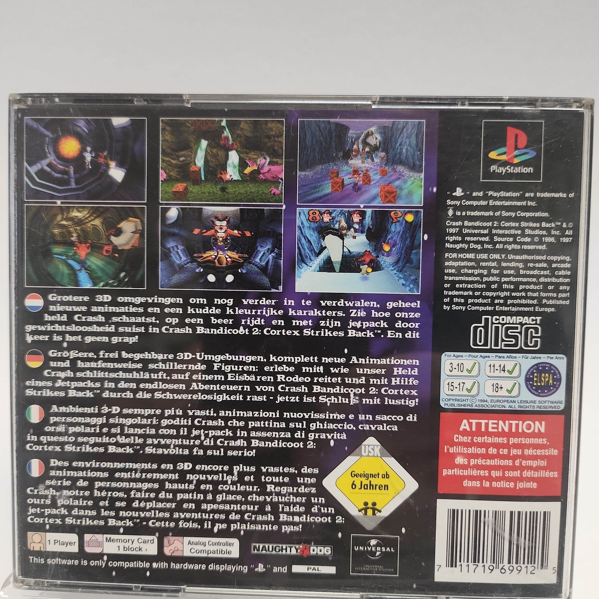 Crash Bandicoot 2: Cortex Strikes Back Playstation 1 - Feniks Gameshop